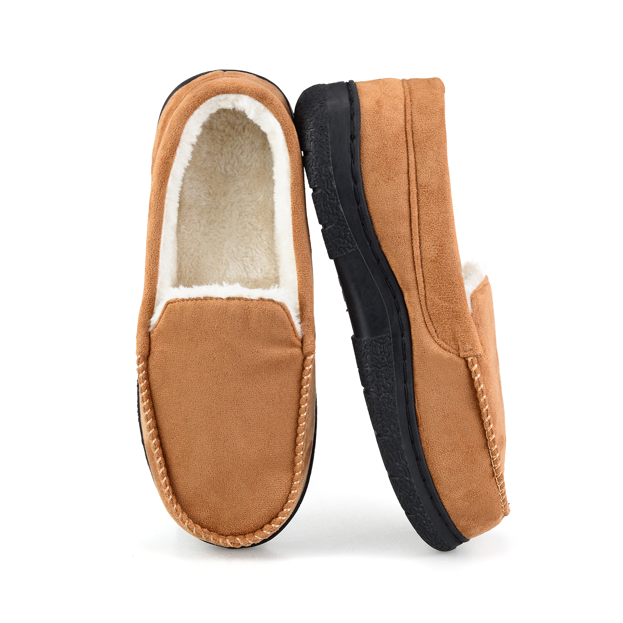 BERANMEY Moccasins Slippers for Men House Slippers Indoor