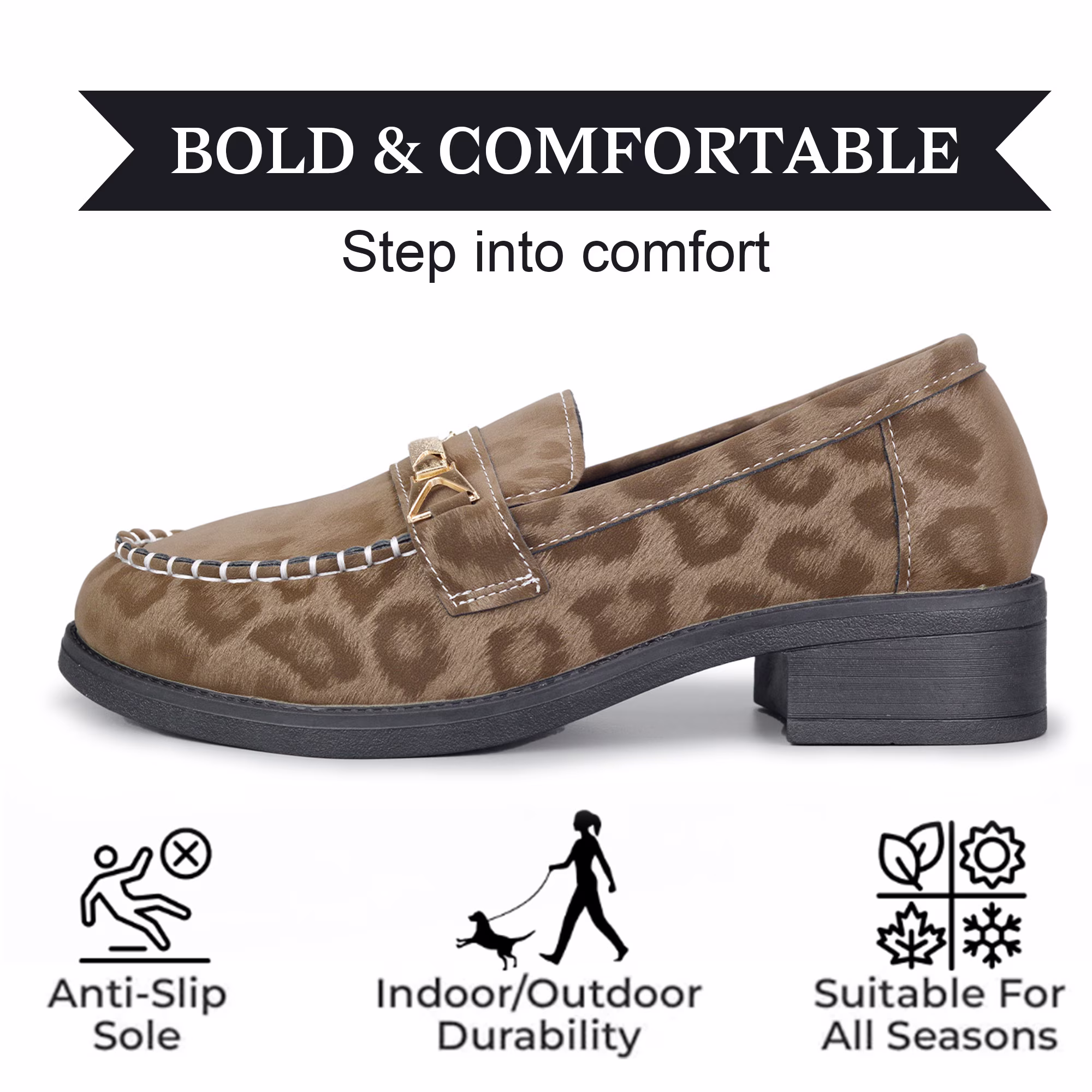 Women's Stylish Slip-On Loafers for All-Day Comfort