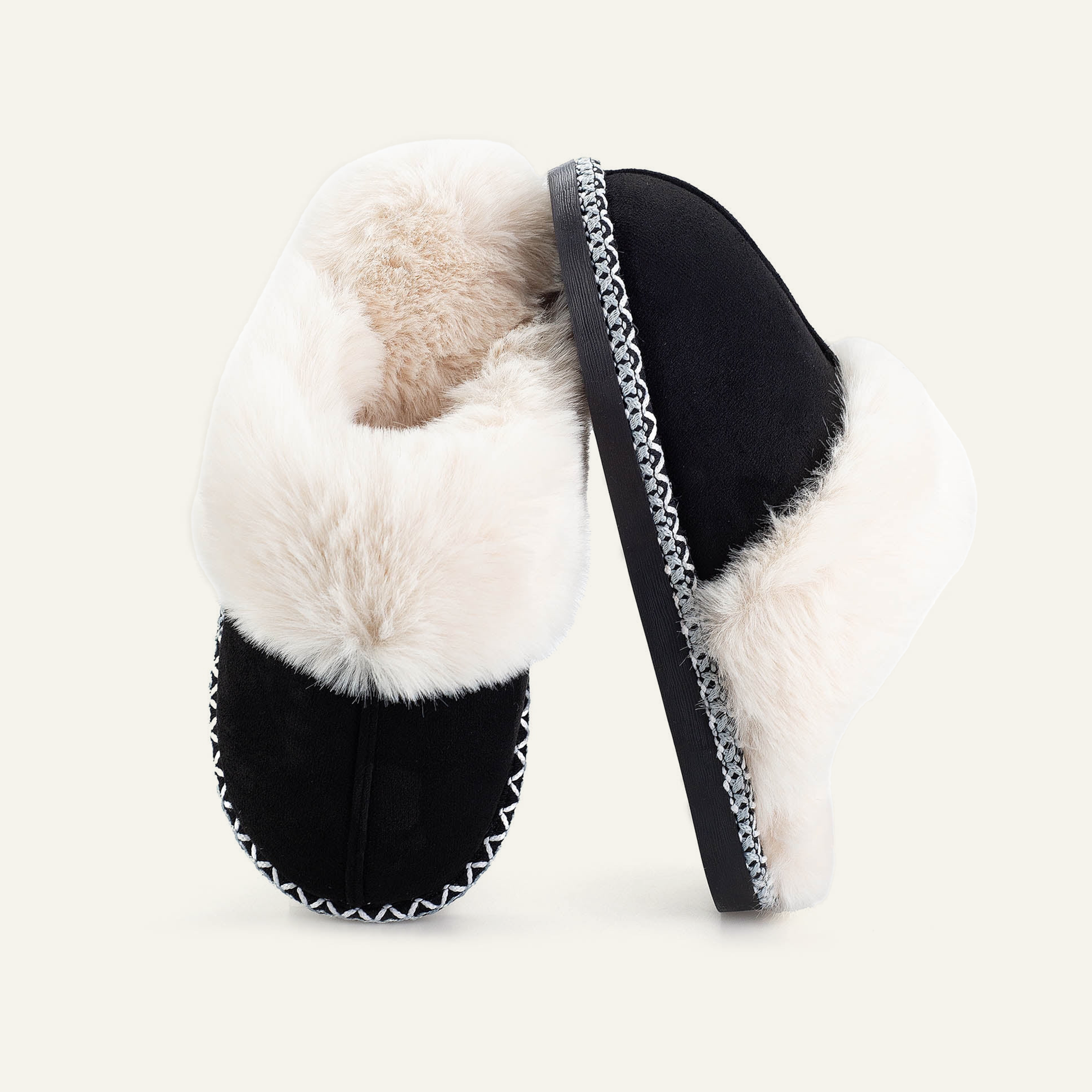 Women's Fuzzy Memory Foam Slippers Ultra Plush Warmth