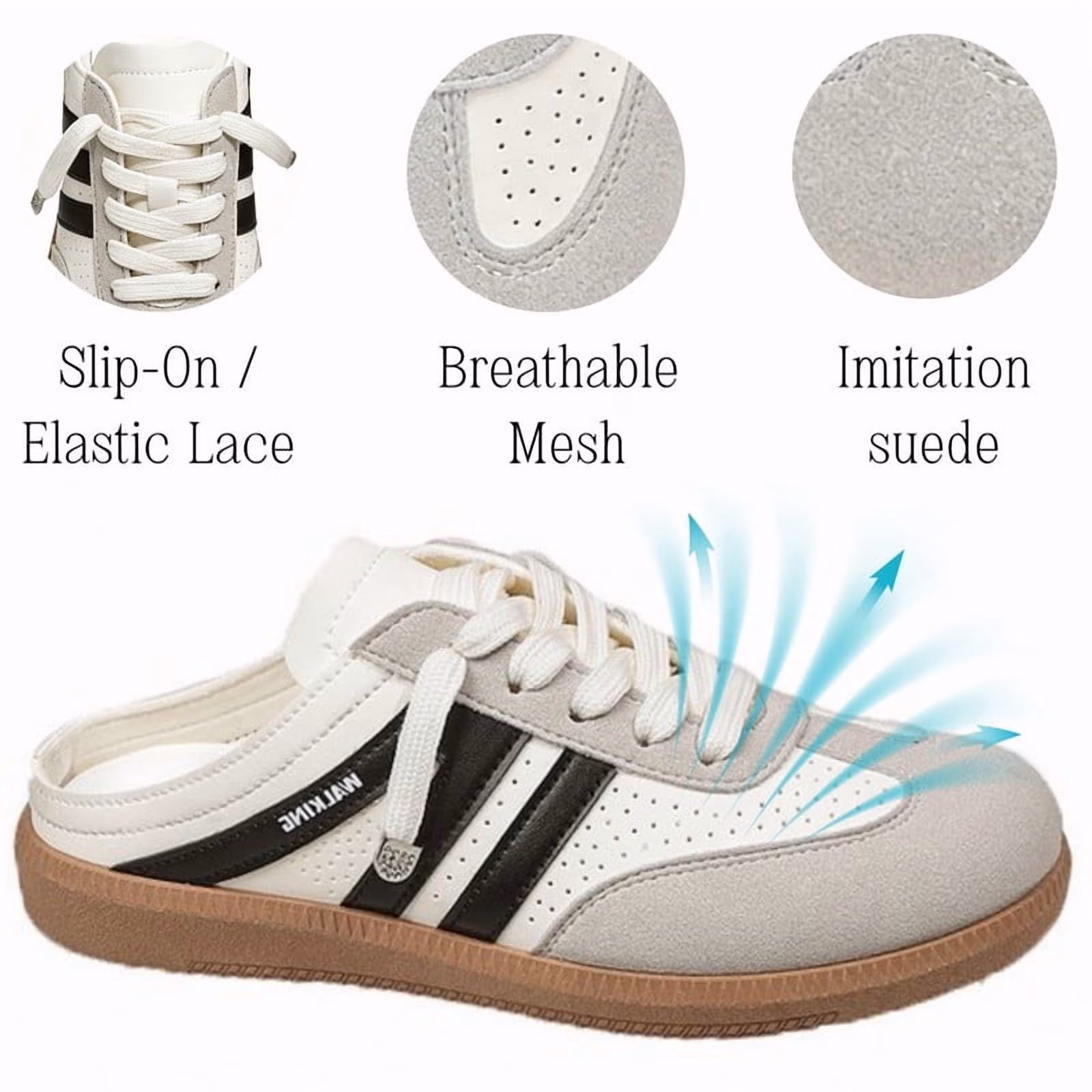 Women's Casual Slip-On Stylish Retro Sneakers