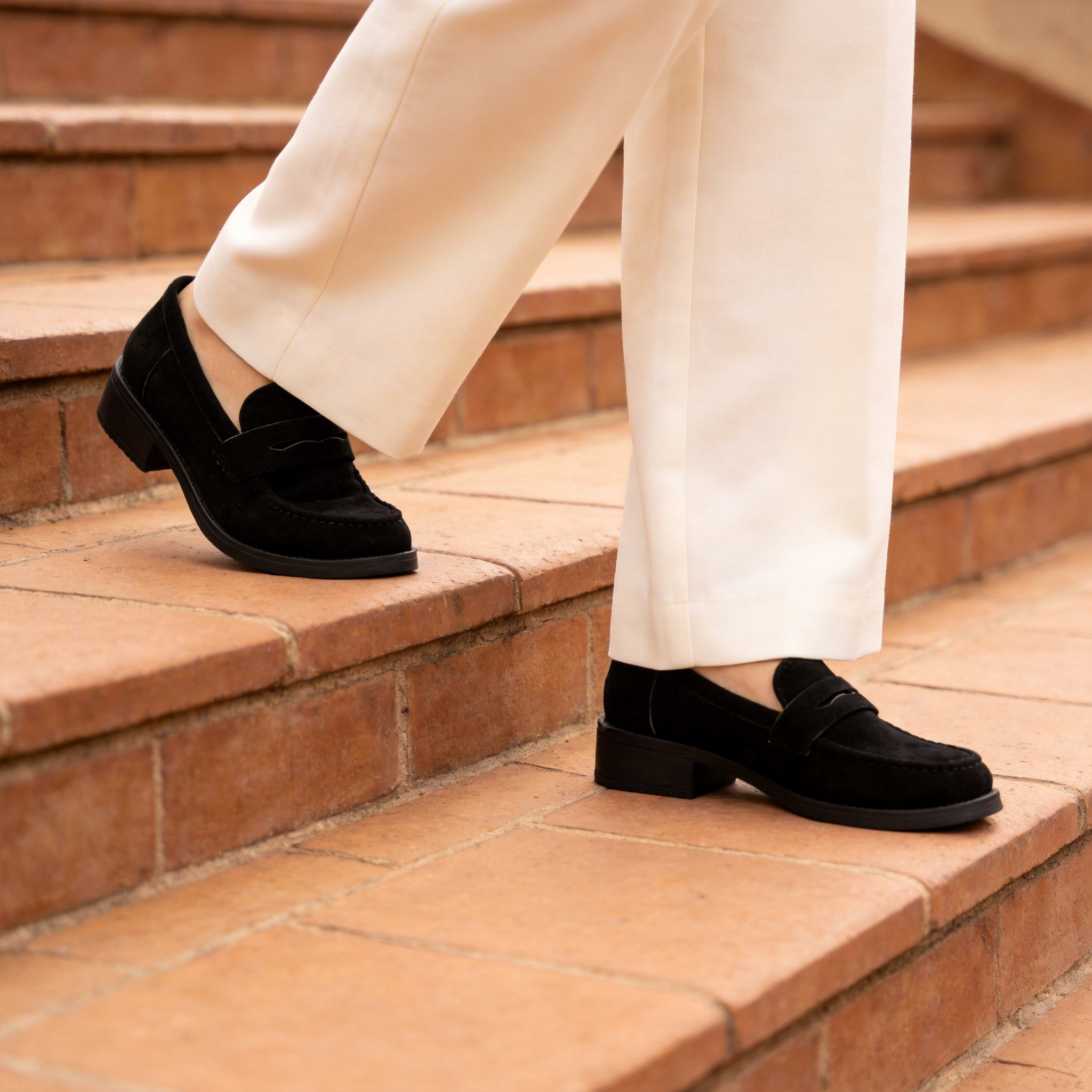 BERANMEY Loafers for Women Platform Slip-On