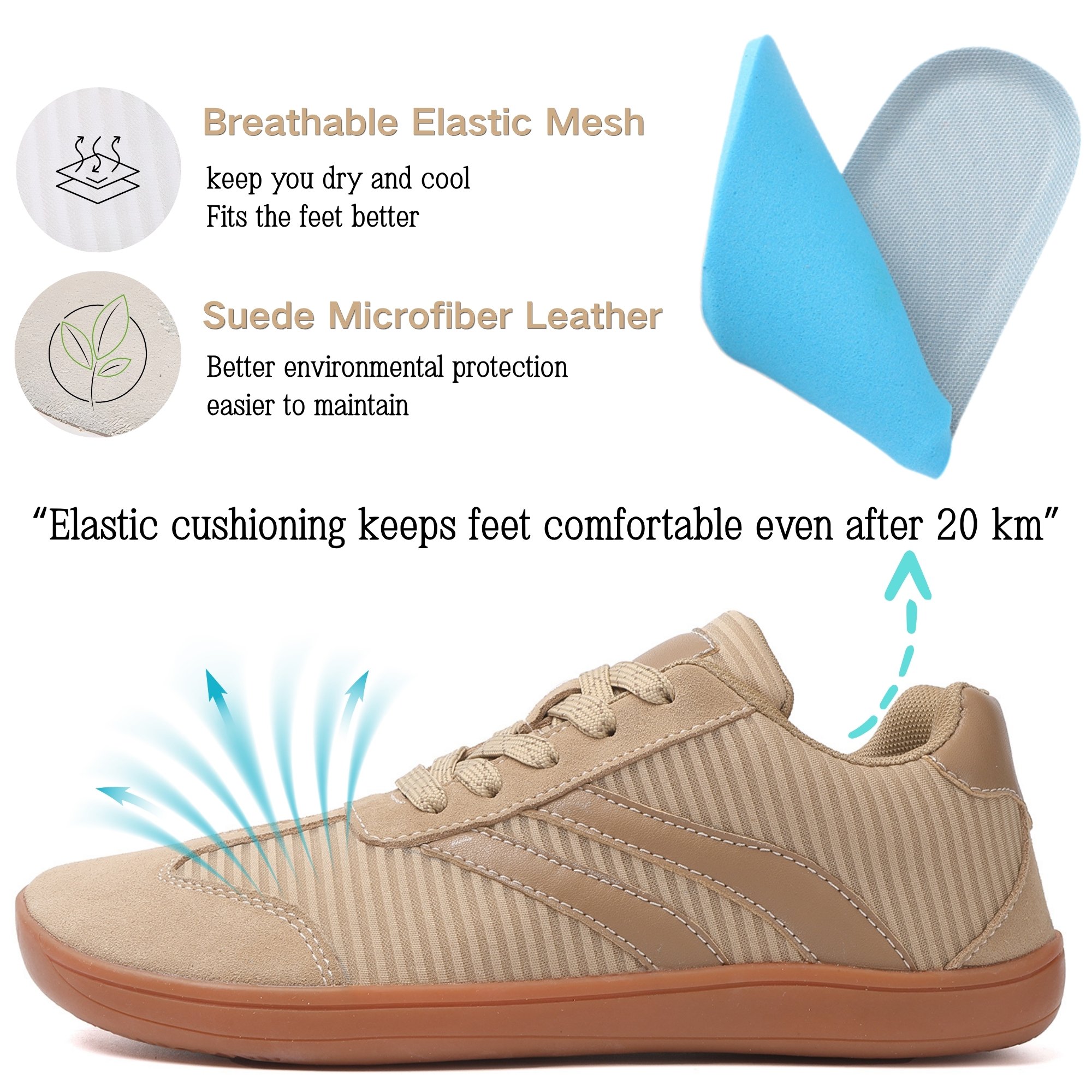 Quick-Dry Non-Slip Voyabarefoot Shoes Women Men for Hiking Beach