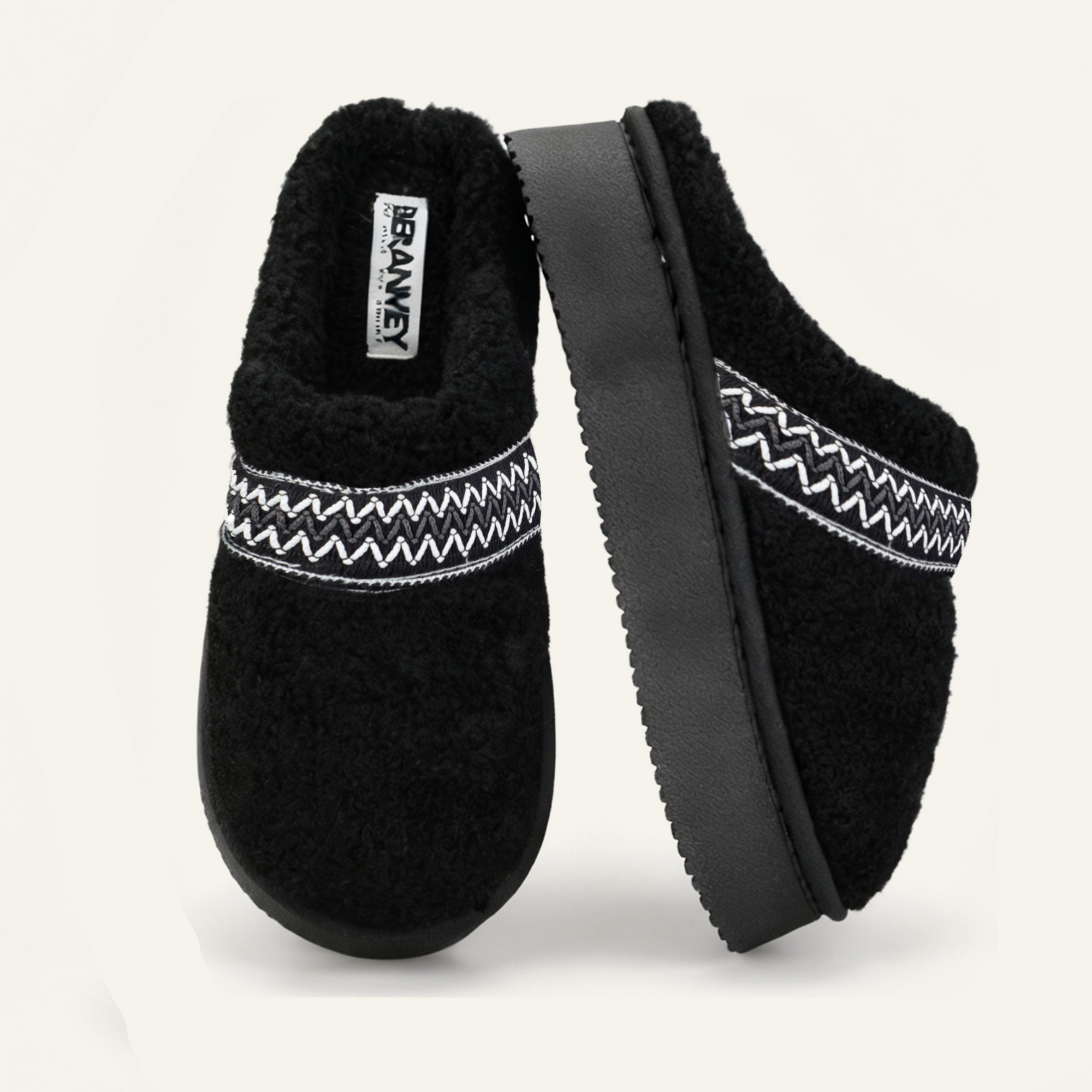 Women's Platform Slippers with Polar Fleece