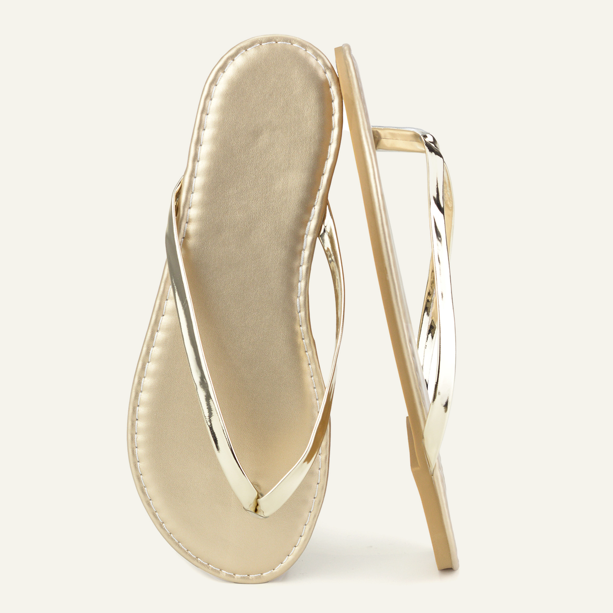 BERANMEY Women's Wide Width Flip Flops - Comfortable Slip-On Sandals