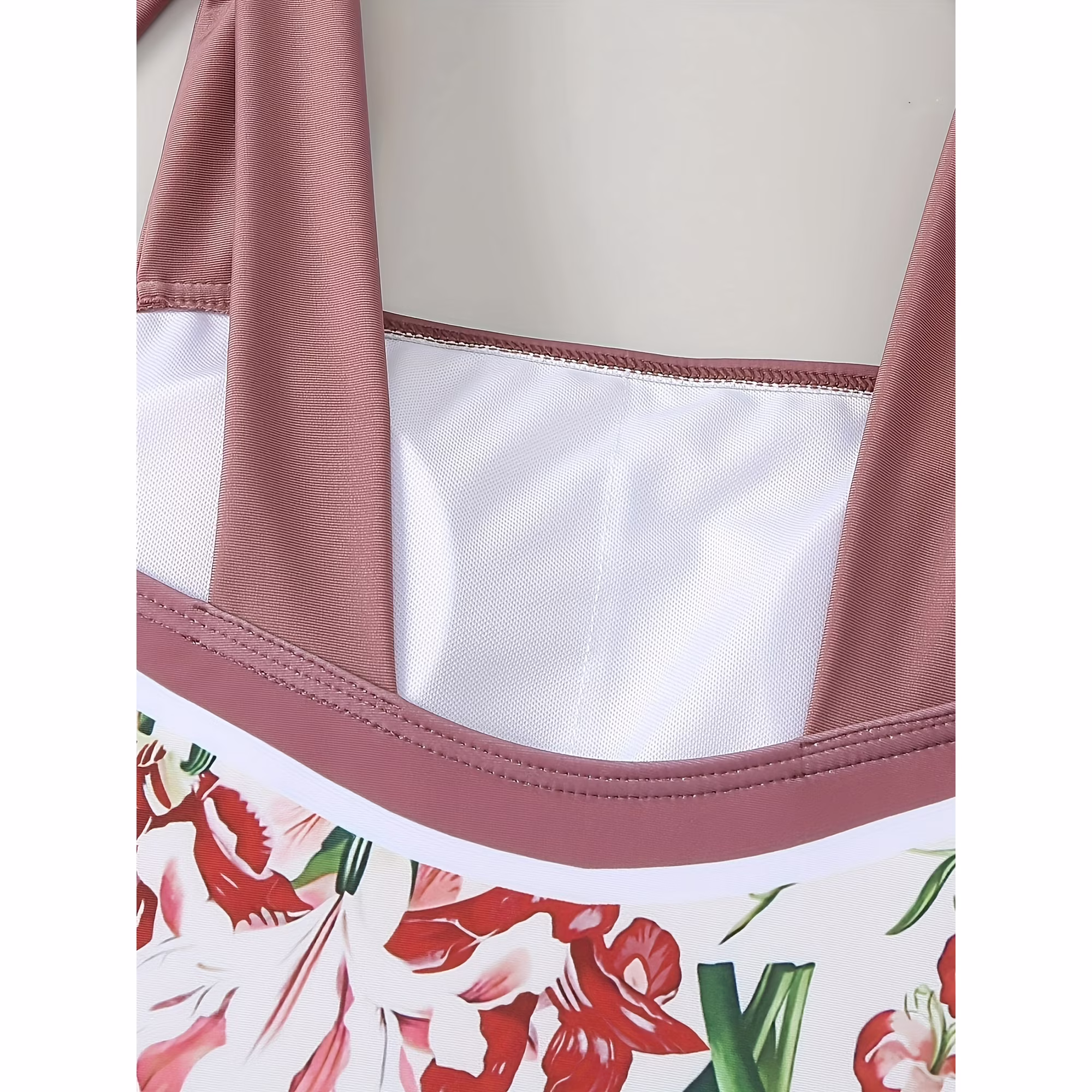 Women's One Piece Swimsuit with Cover up Beach Skirt Sarong