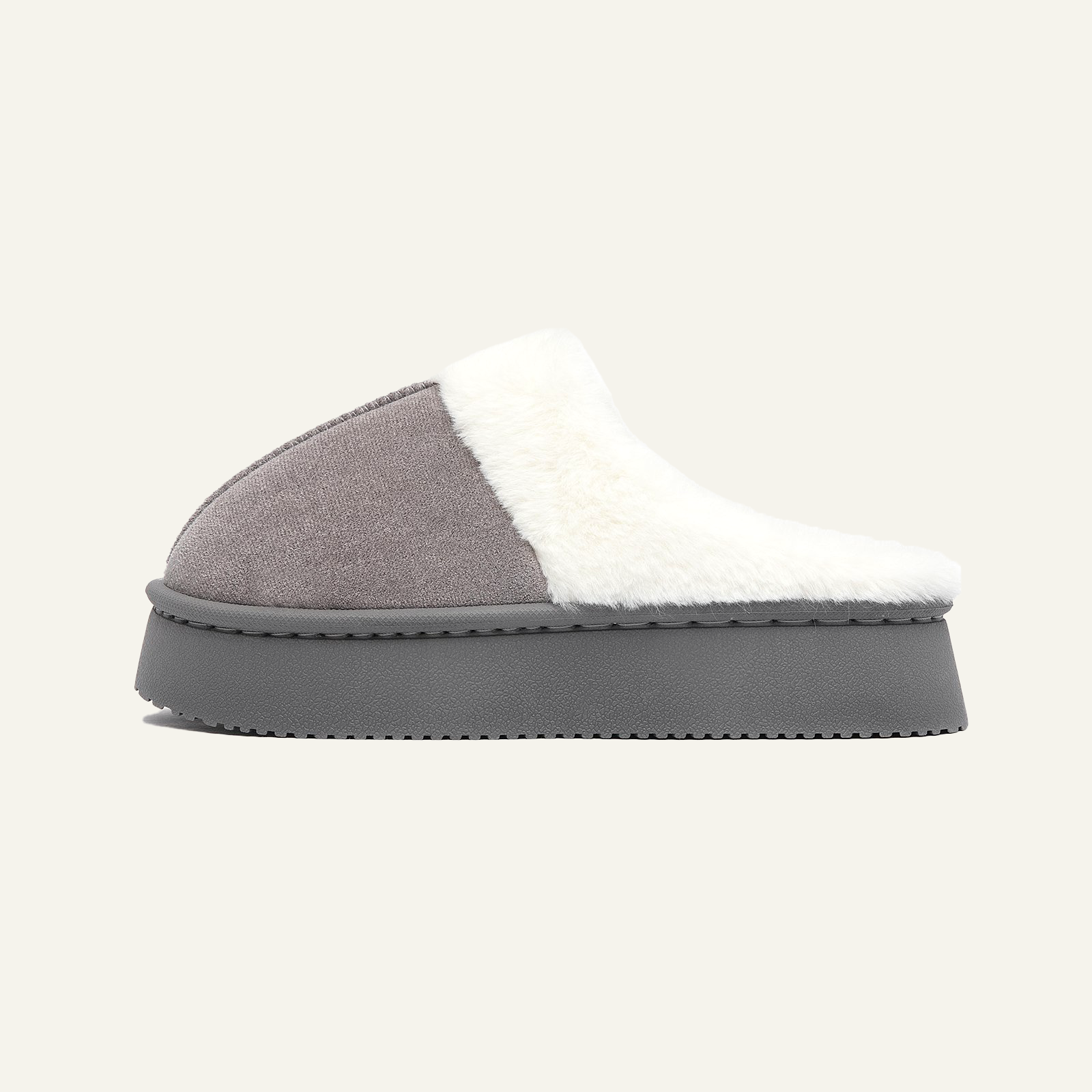 Cozy Platform Fuzzy Slippers Short Ankle Slippers