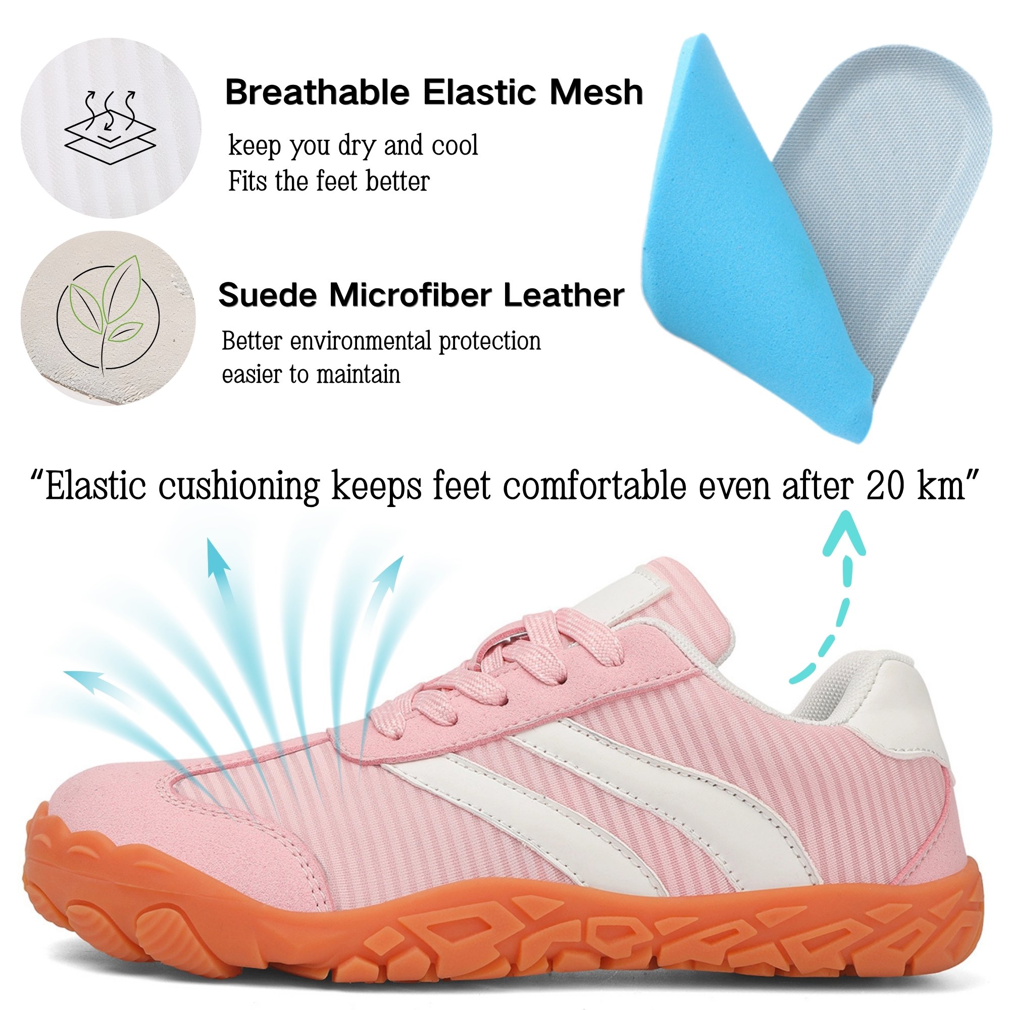 Wide Toe Box Quick-Dry Barefoot Water Shoes for Women Men