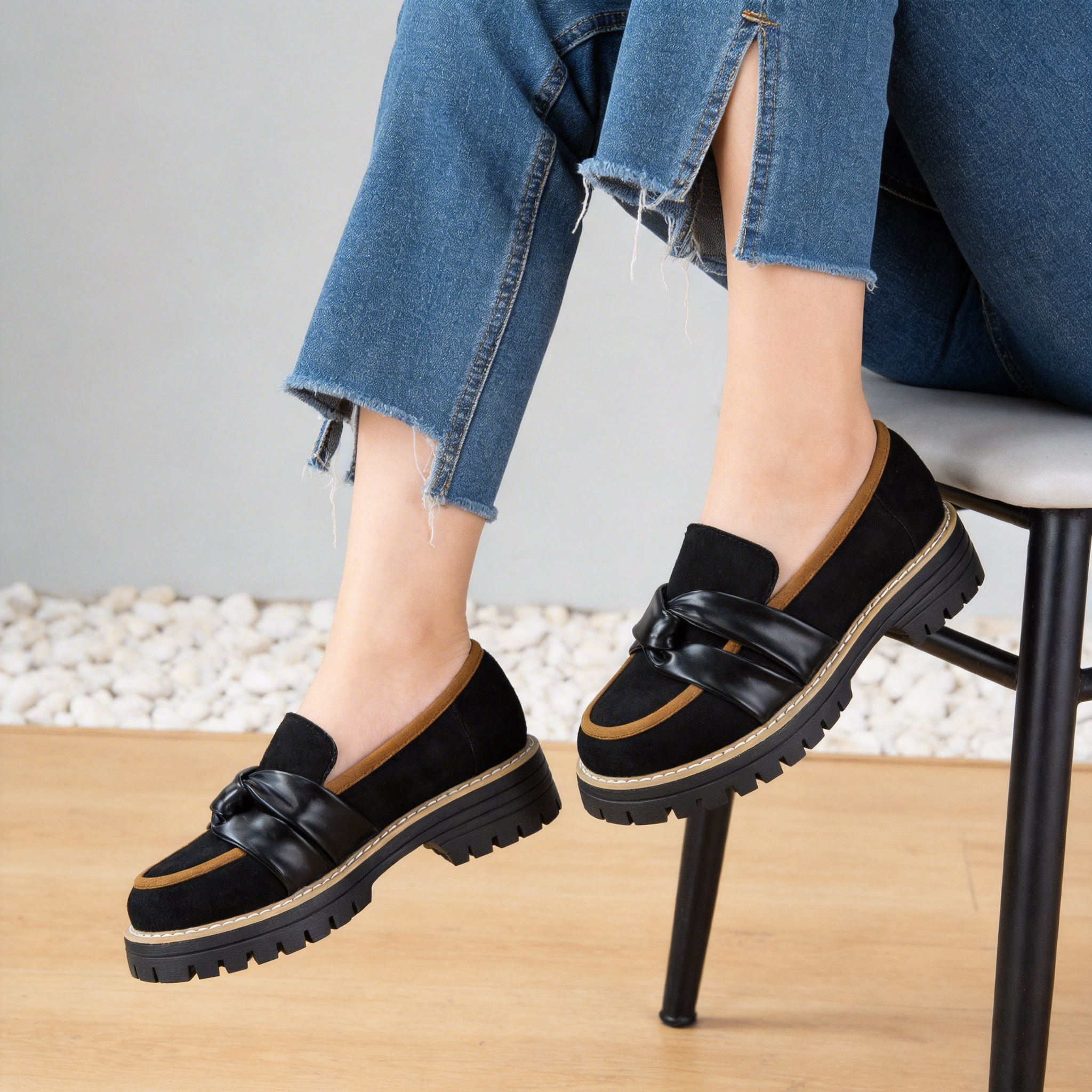 BERANMEY Loafers for Women Platform Loafers for Women Dressy 