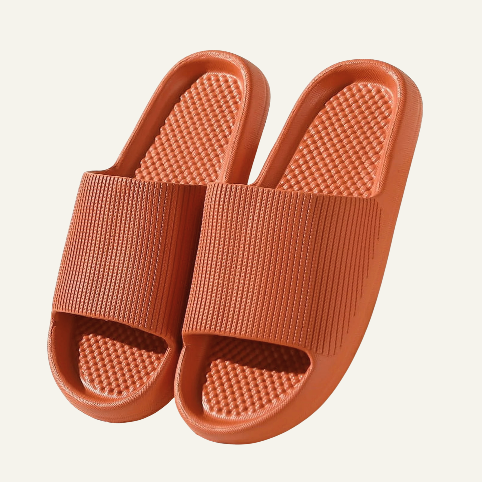 ,Couple Slippers Cloud Slides Soft Thick Sole