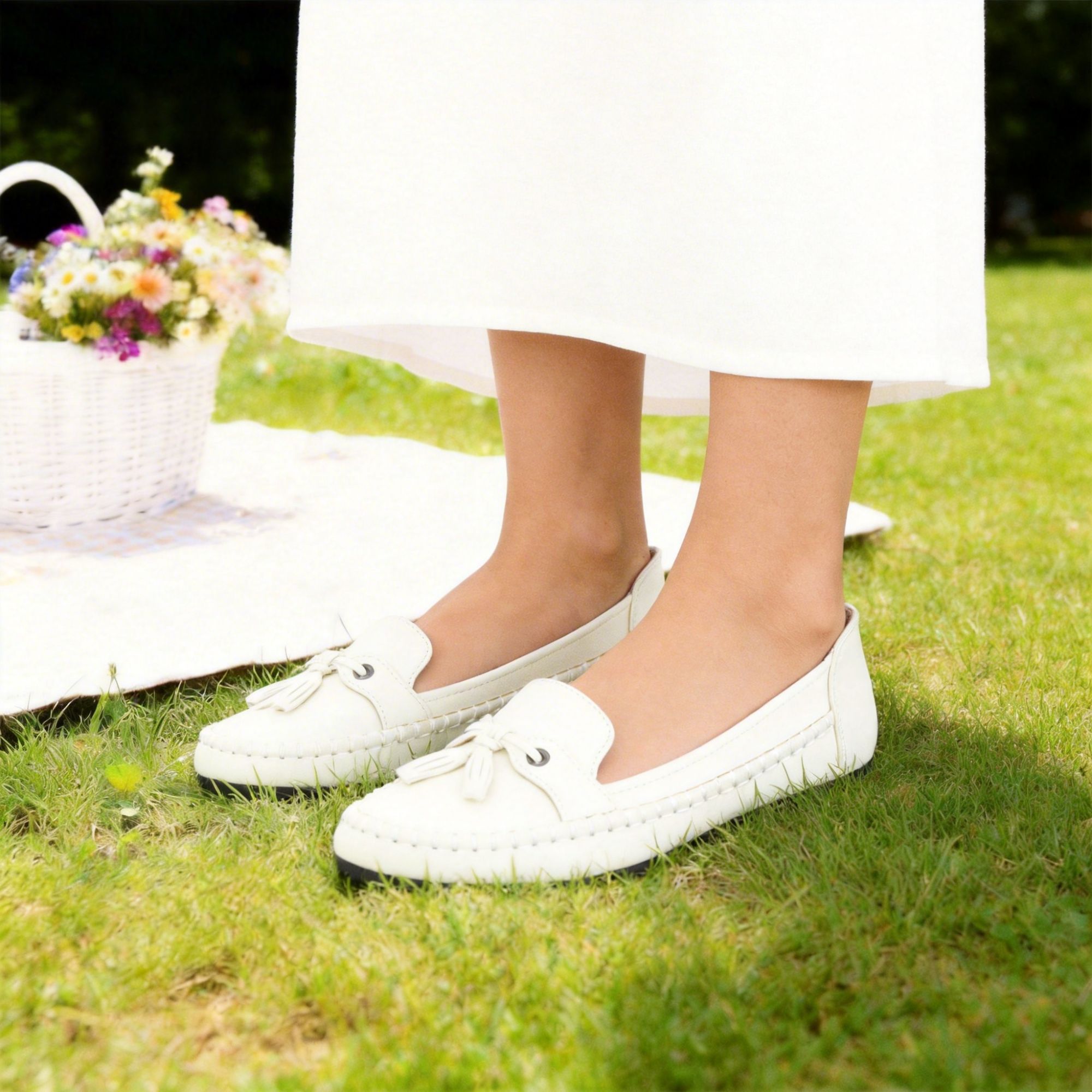 BERANMEY Casual Loafers for Women Dressy Tassel Slip On