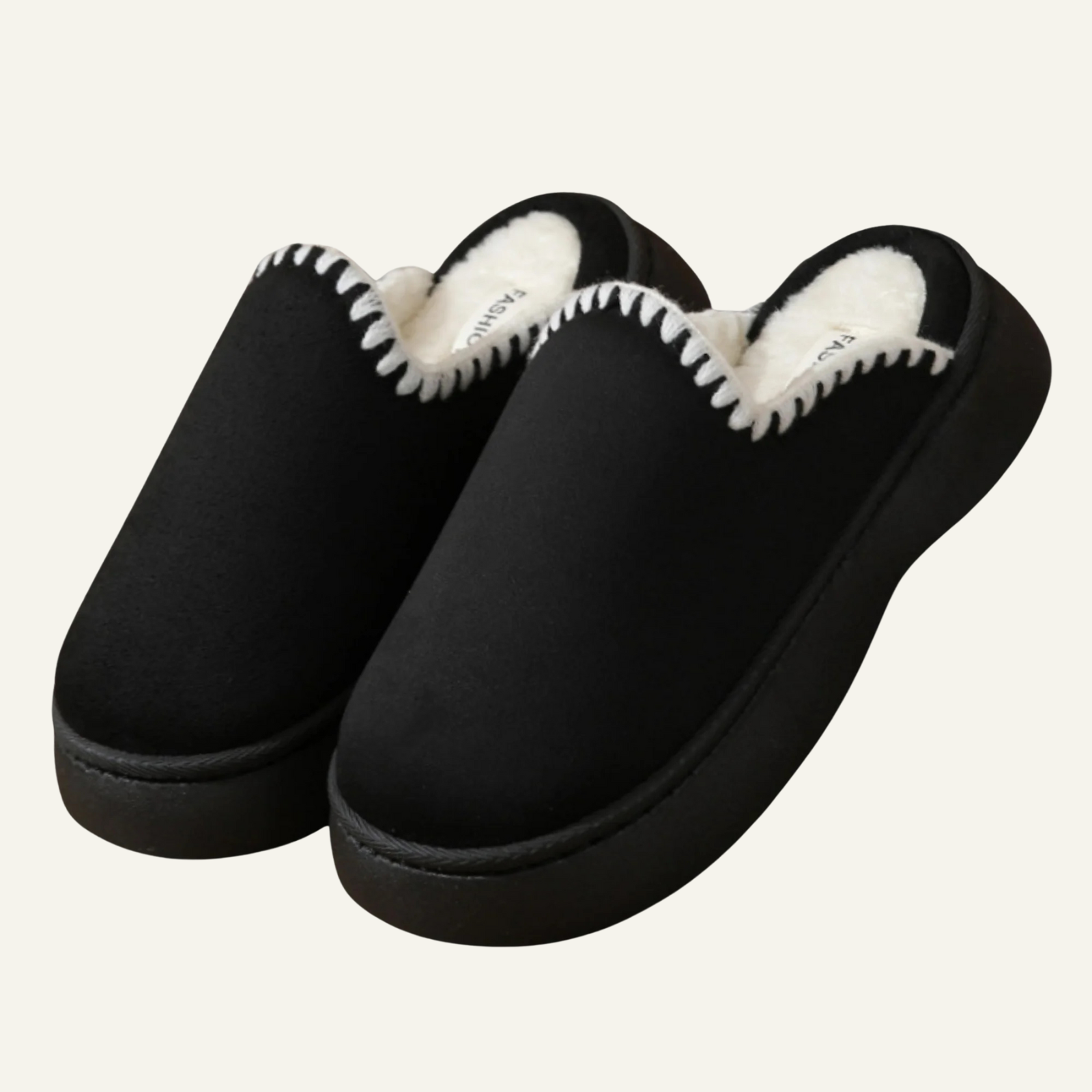 Cozy Platform Fuzzy Slippers Short Ankle