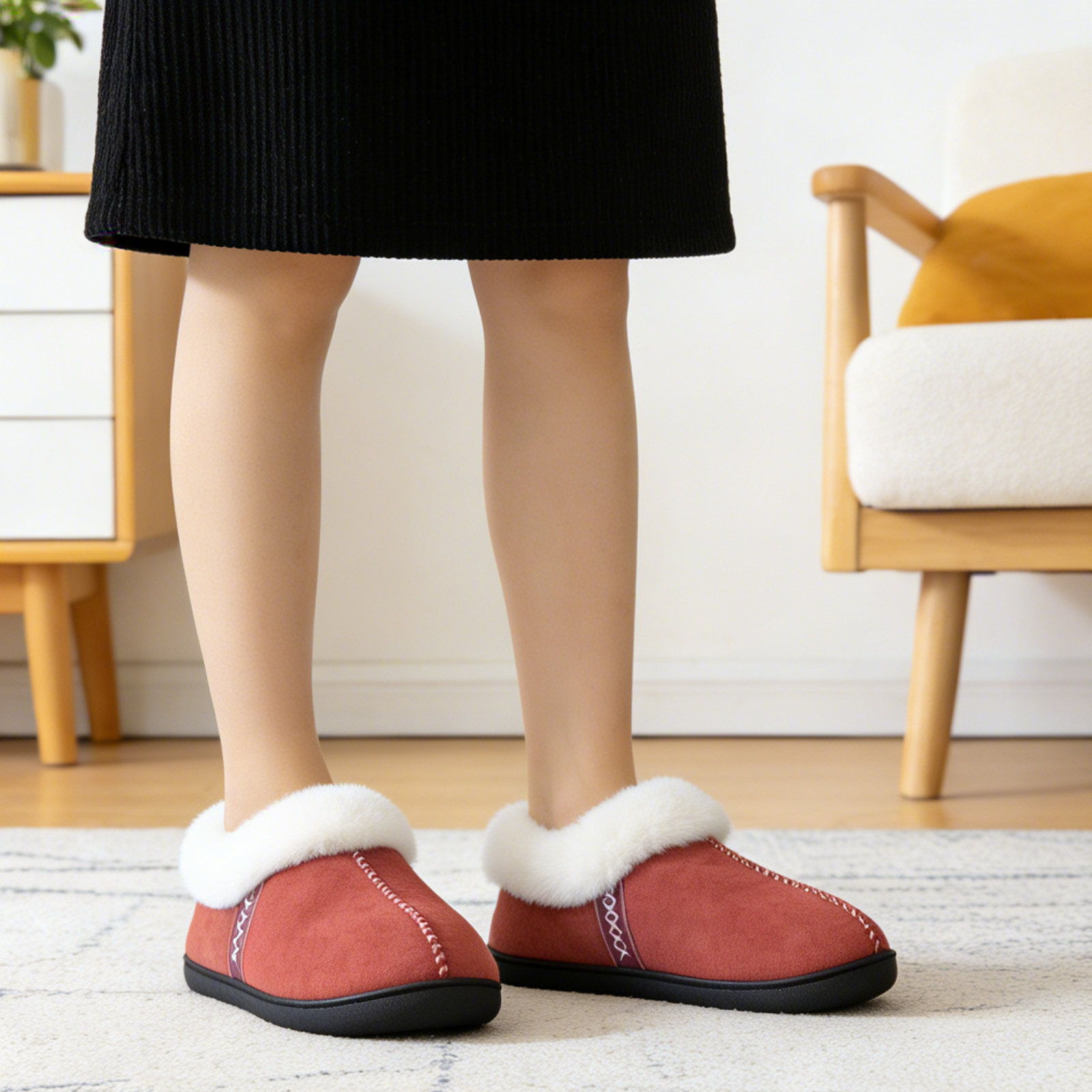 Women's Winter Slippers with Memory Foam