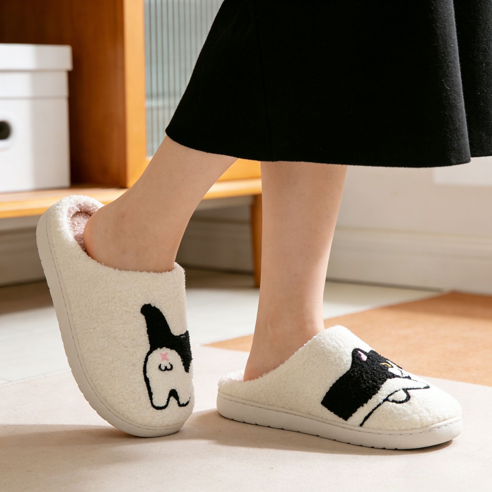 Cute Animal Puppy Butterfly Dogs Slippers