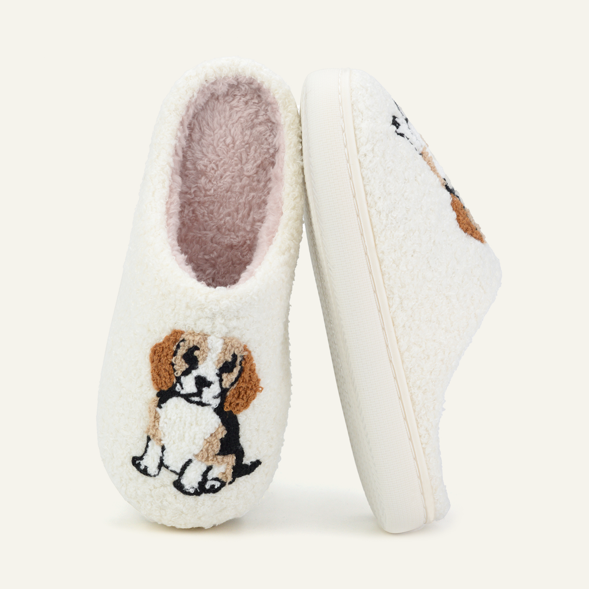 BERANMEY Cute Animal Puppy Butterfly Dogs Slippers