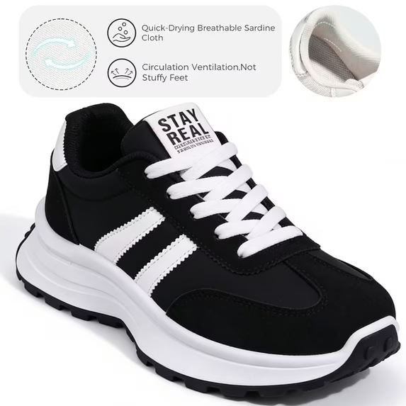 Women's Chunky Platform Fashion Sneakers 