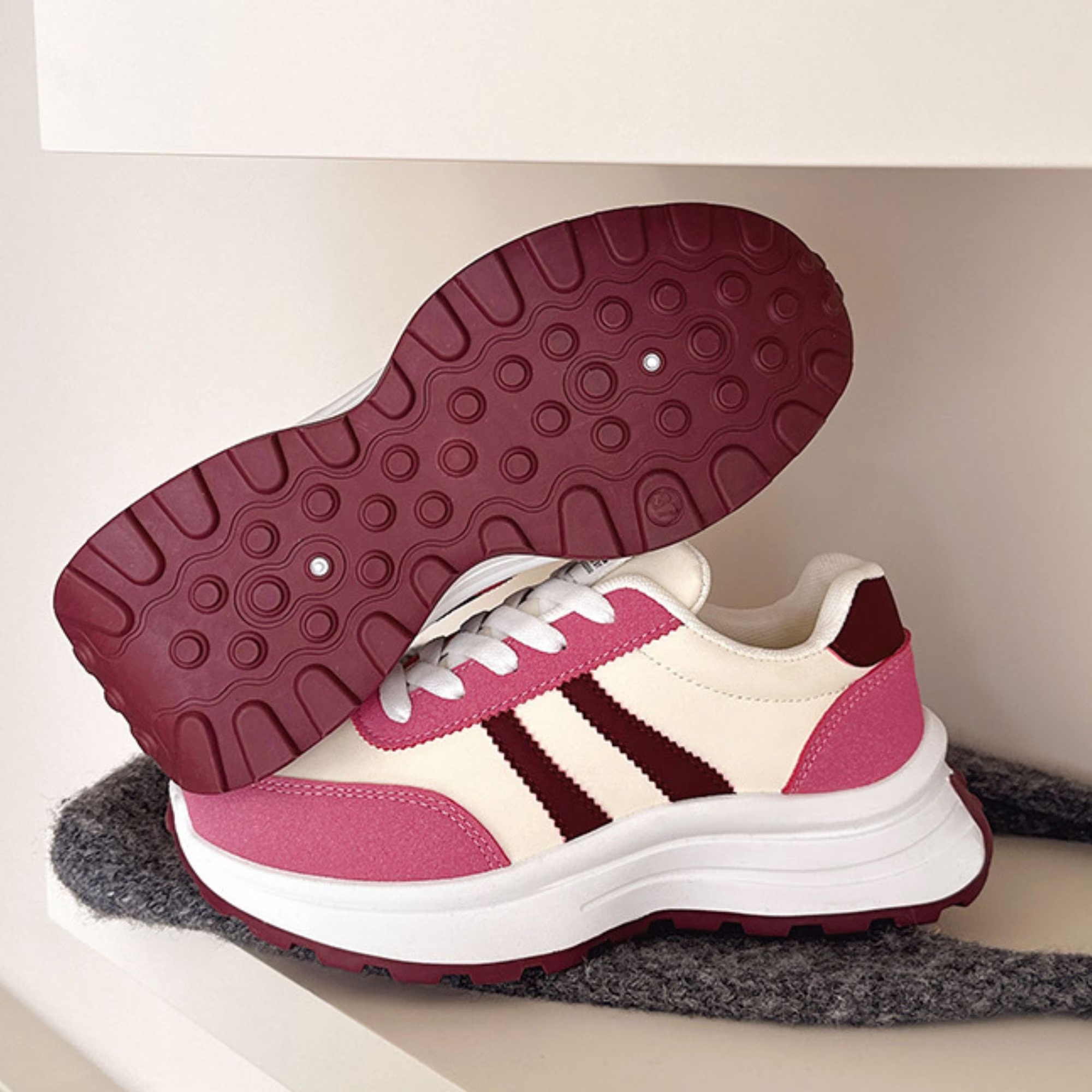 Women's Chunky Platform Fashion Sneakers 