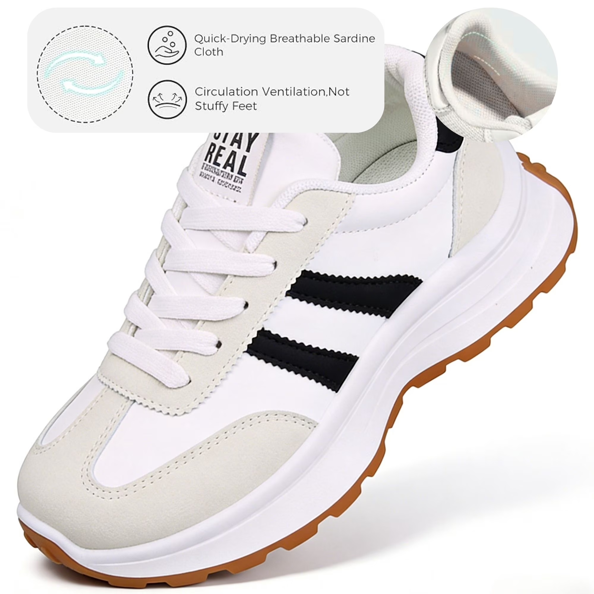 Women's Chunky Platform Fashion Sneakers 