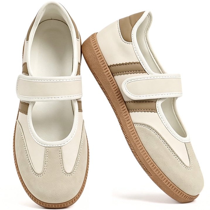 Mary Jane Style Sneakers for Women with Adjust Strap