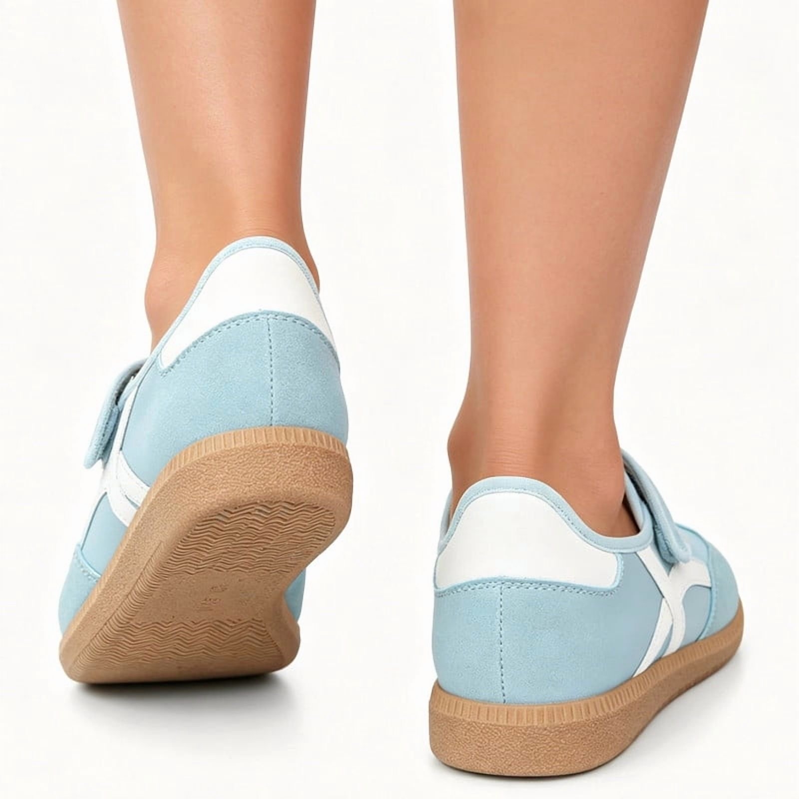 Mary Jane Style Sneakers for Women with Adjust Strap