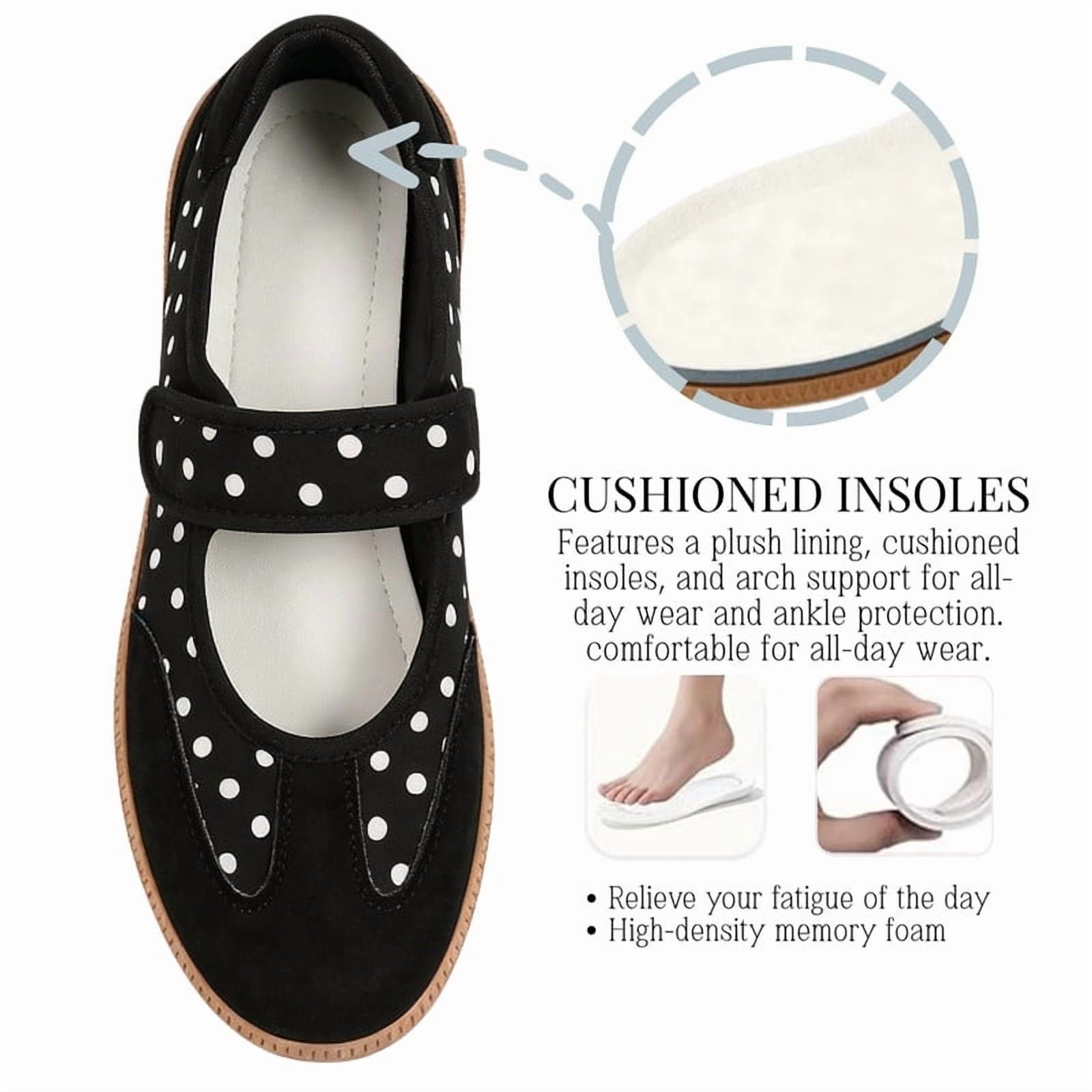 Mary Jane Style Sneakers for Women with Adjust Strap