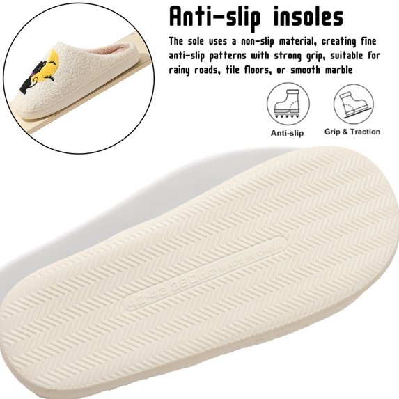 Halloween Slippers for Women and Men MoonCat