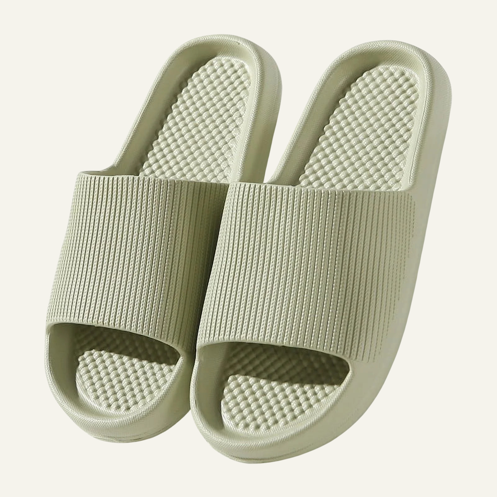 ,Couple Slippers Cloud Slides Soft Thick Sole