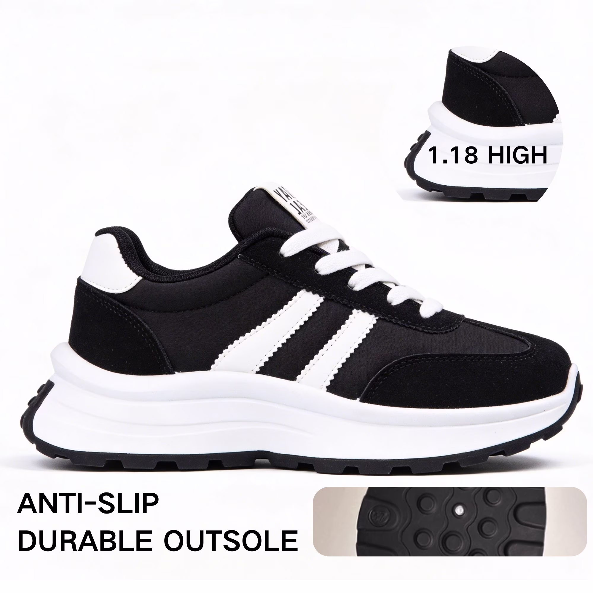 Women's Chunky Platform Retro Fashion Sneakers