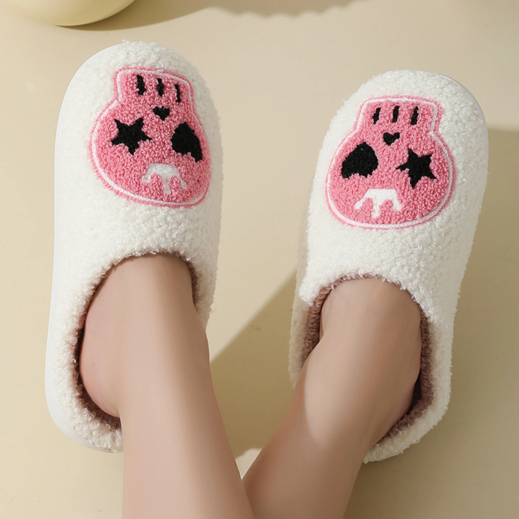 Halloween Slippers Indoor Fluffy House Slippers 