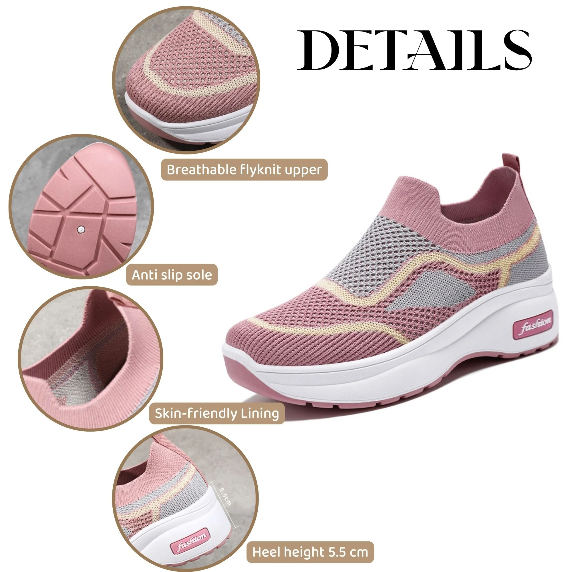 Women's Slip On Walking Shoes Lightweight