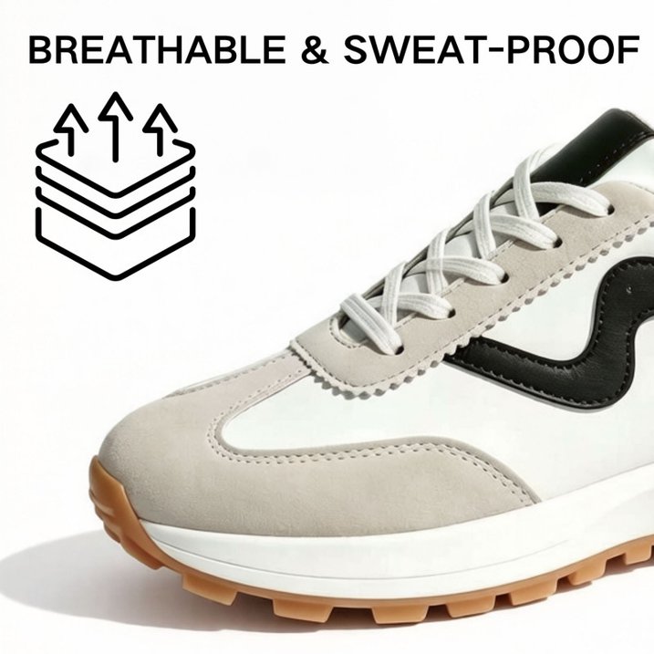 Lightweight Non-Slip Platform Sneakers for Women
