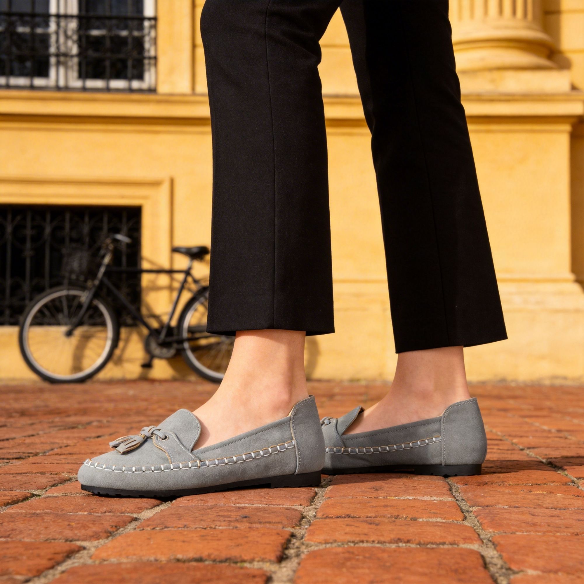 BERANMEY Casual Loafers for Women Dressy Tassel Slip On