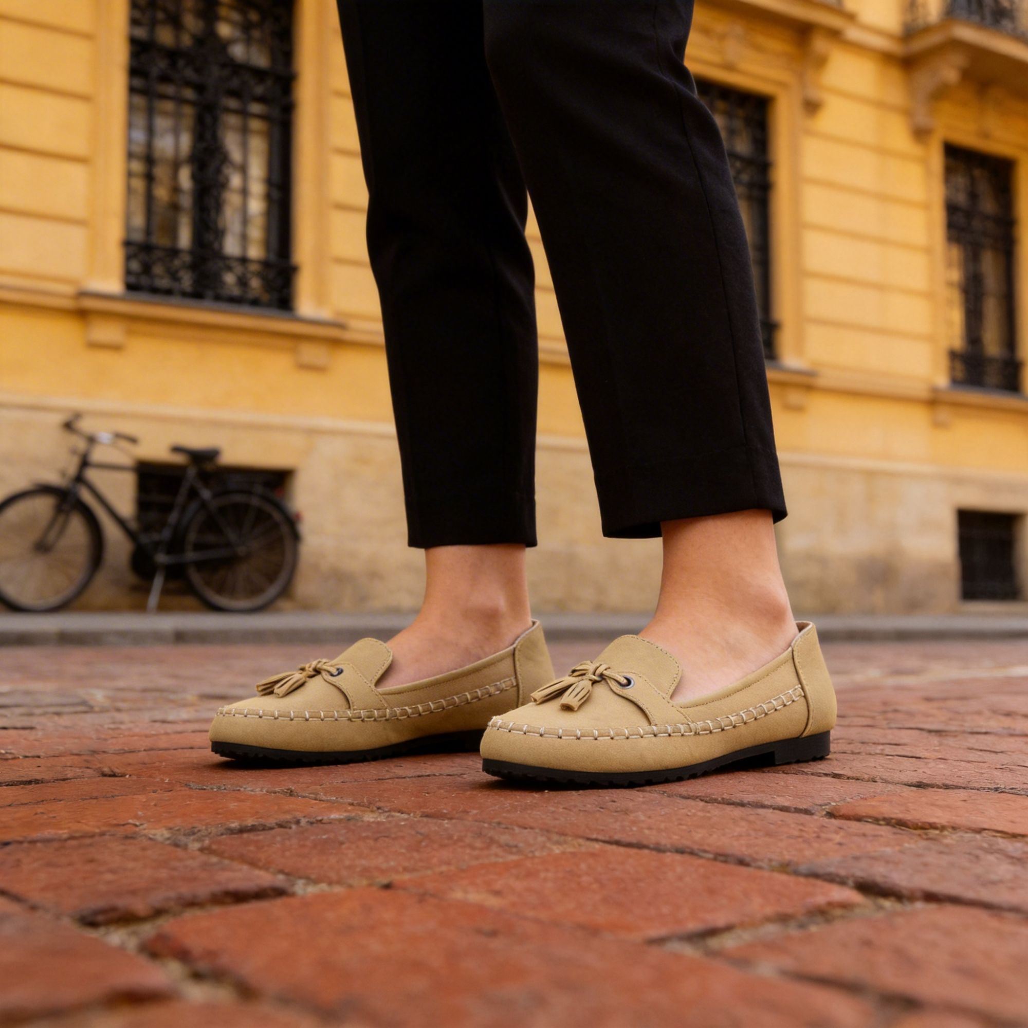 BERANMEY Casual Loafers for Women Dressy Tassel Slip On