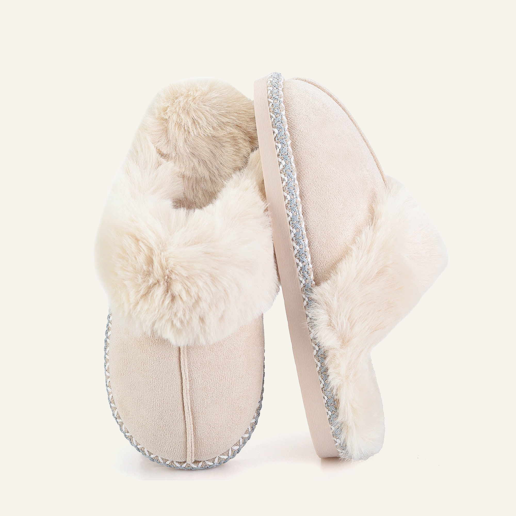 Women's Fuzzy Memory Foam Slippers Ultra Plush Warmth