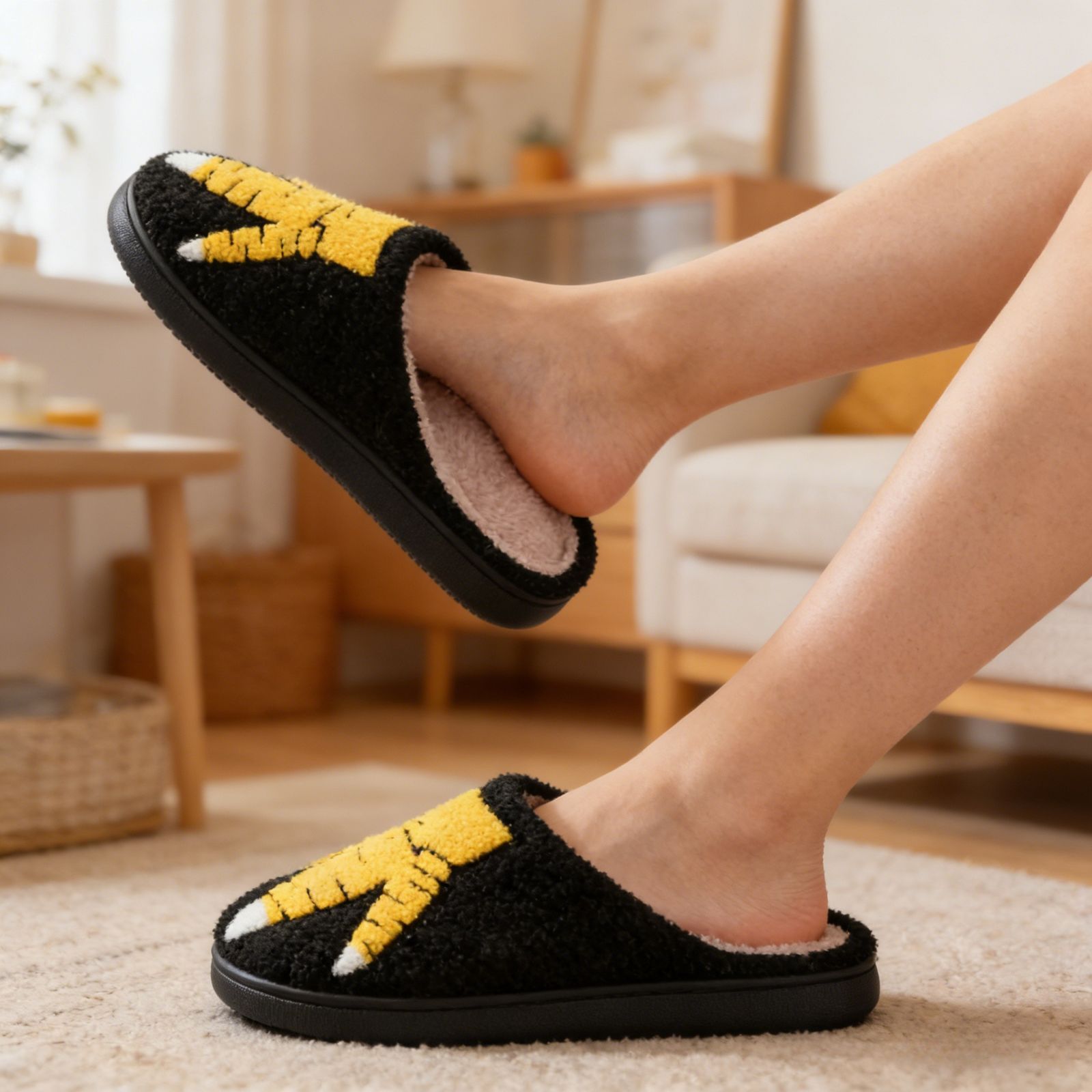 BERANMEY Cute Animal Puppy Butterfly Dogs Slippers