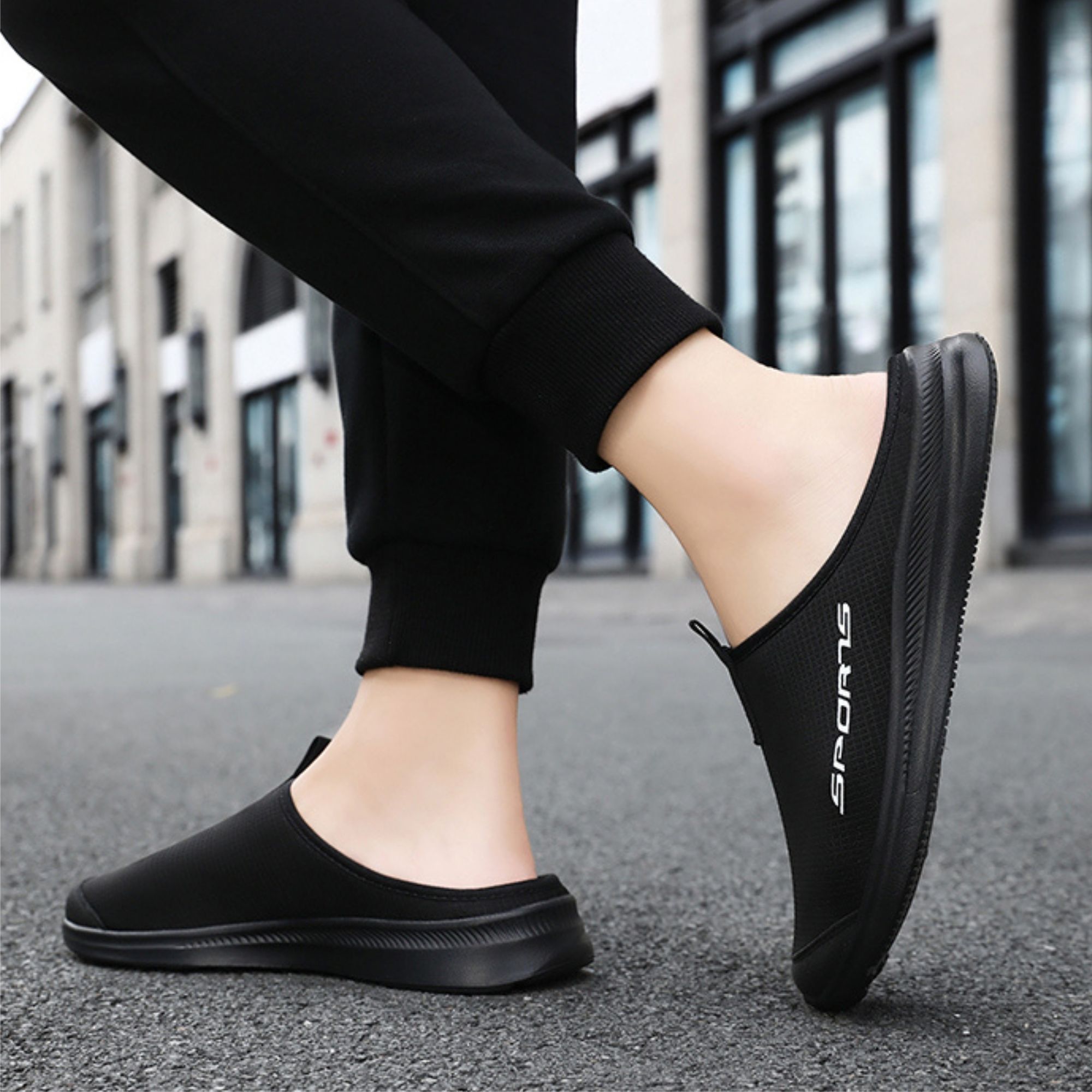 BERANMEY Men’s Slip-On Mules Loafers Lightweight Casual Shoes