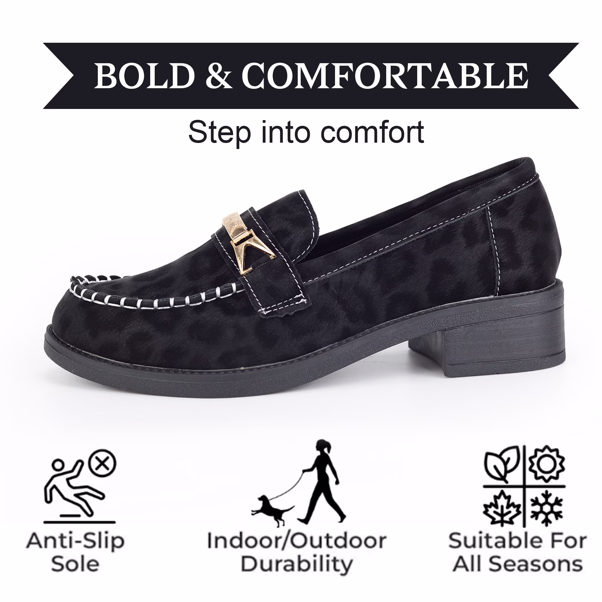 Women's Stylish Slip-On Loafers for All-Day Comfort