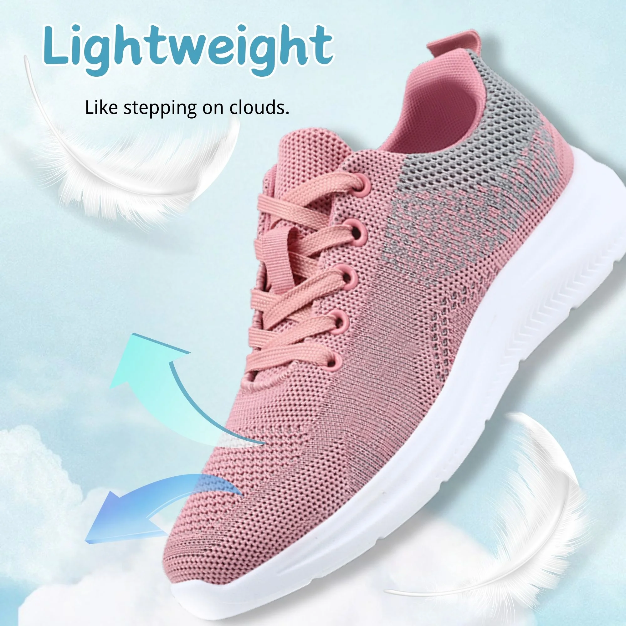  Women's Comfort Sneakers Lightweight Breathable