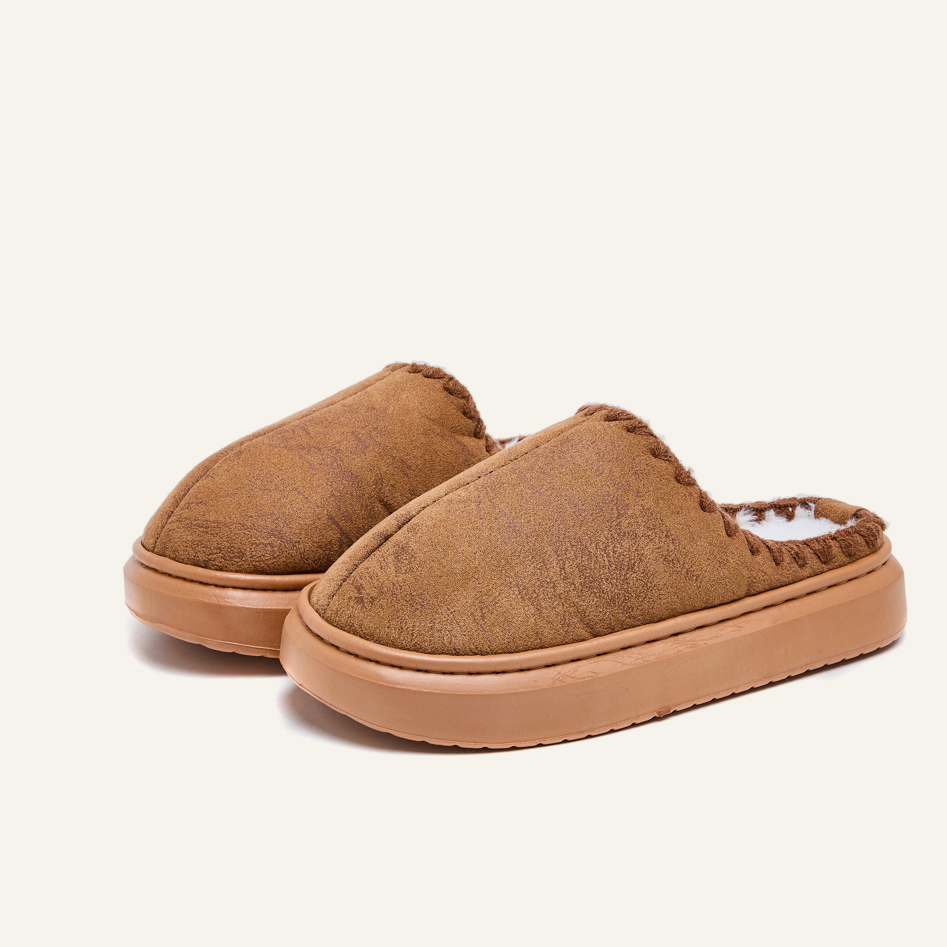  Cozy Platform Fuzzy Slippers 