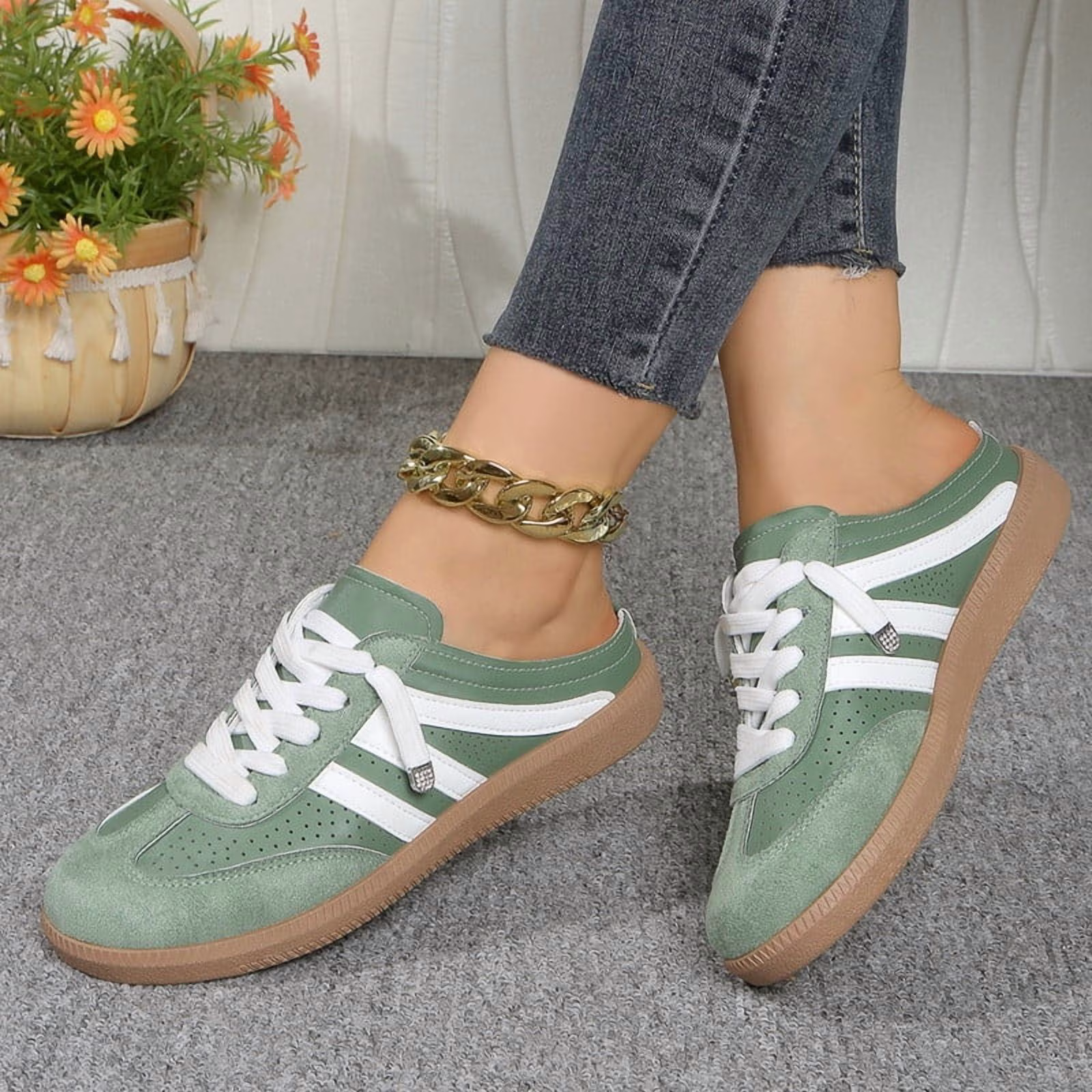 Women's Casual Slip-On Stylish Retro Sneakers