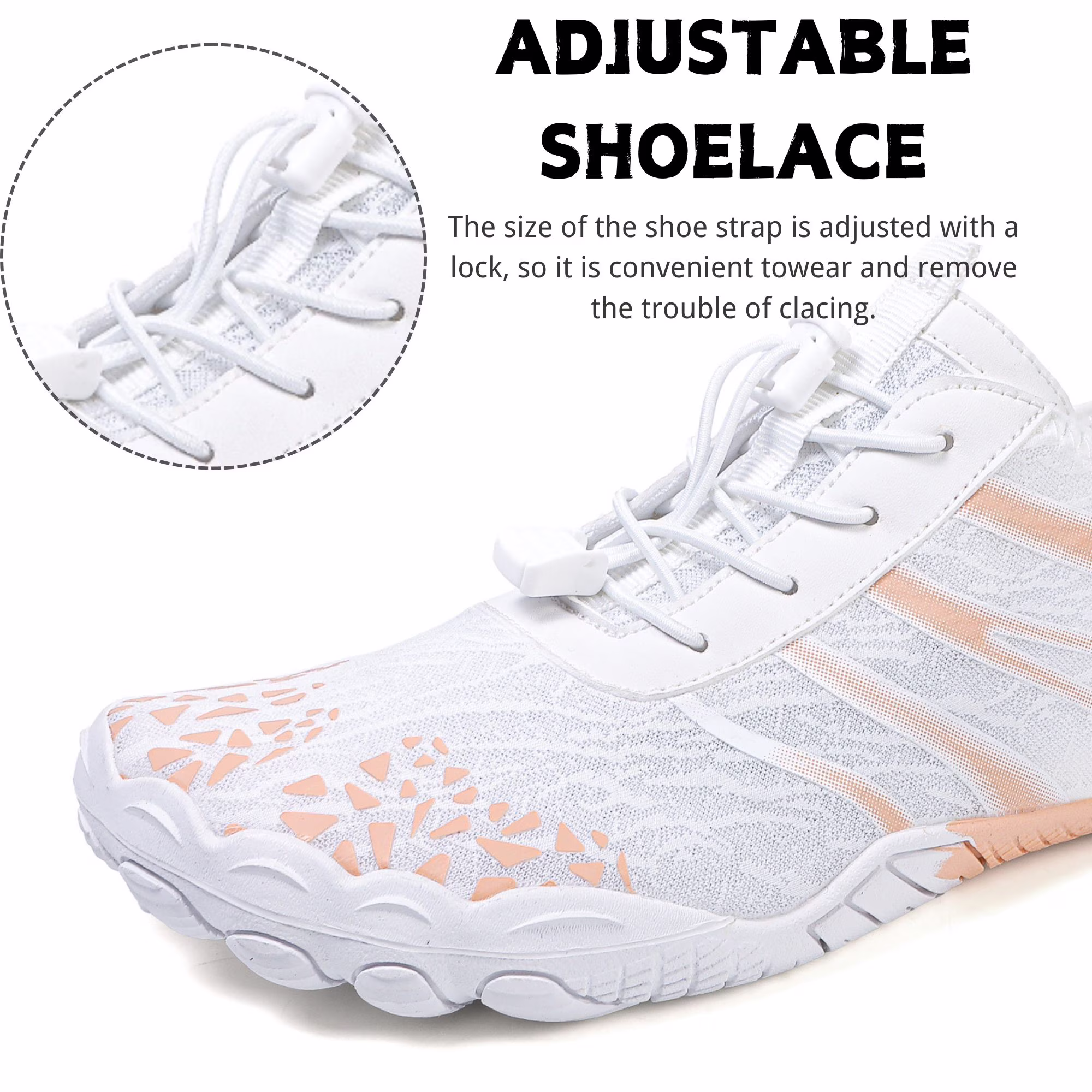 Women's Lightweight Sport Barefoot Shoes for Swim Beach
