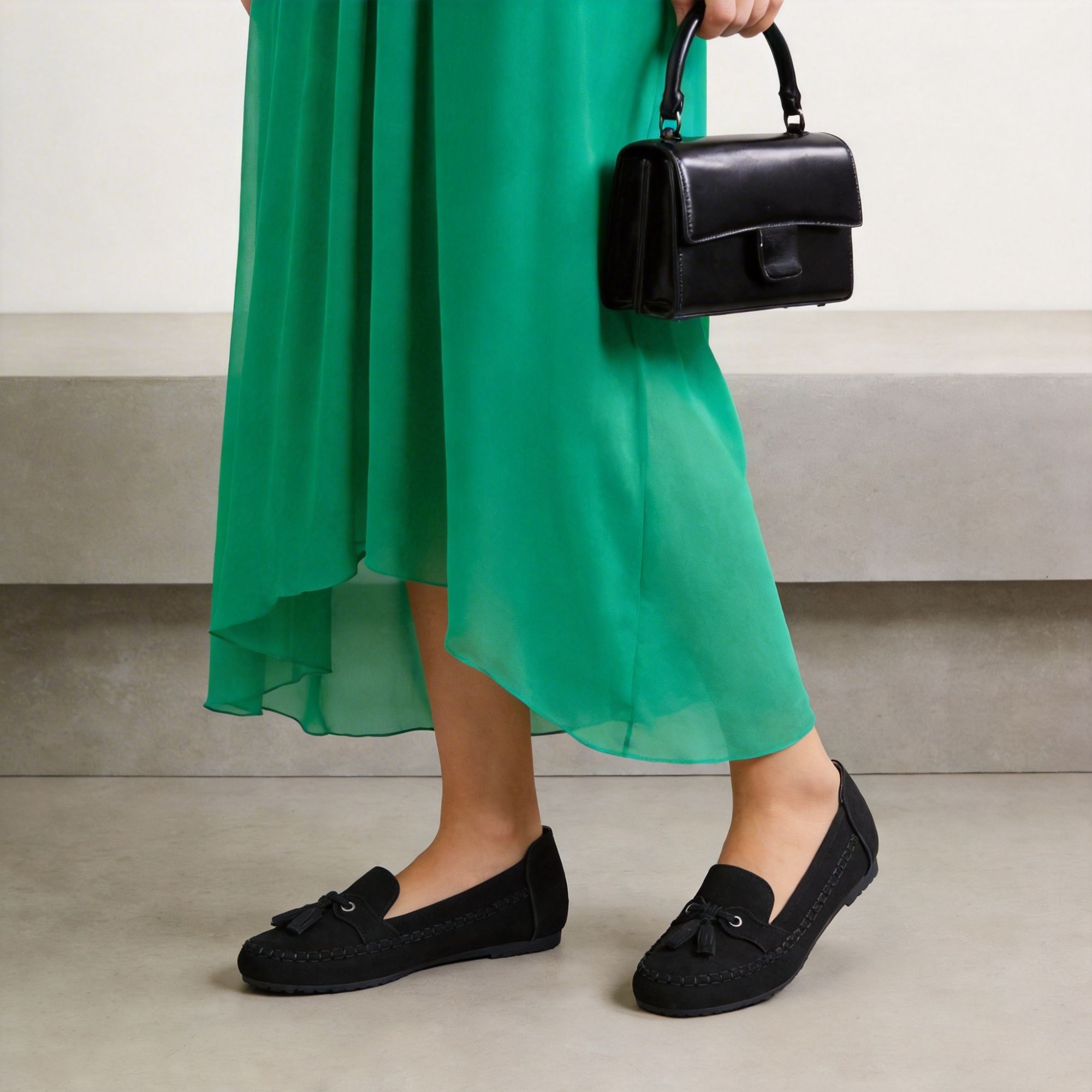 BERANMEY Casual Loafers for Women Dressy Tassel Slip On