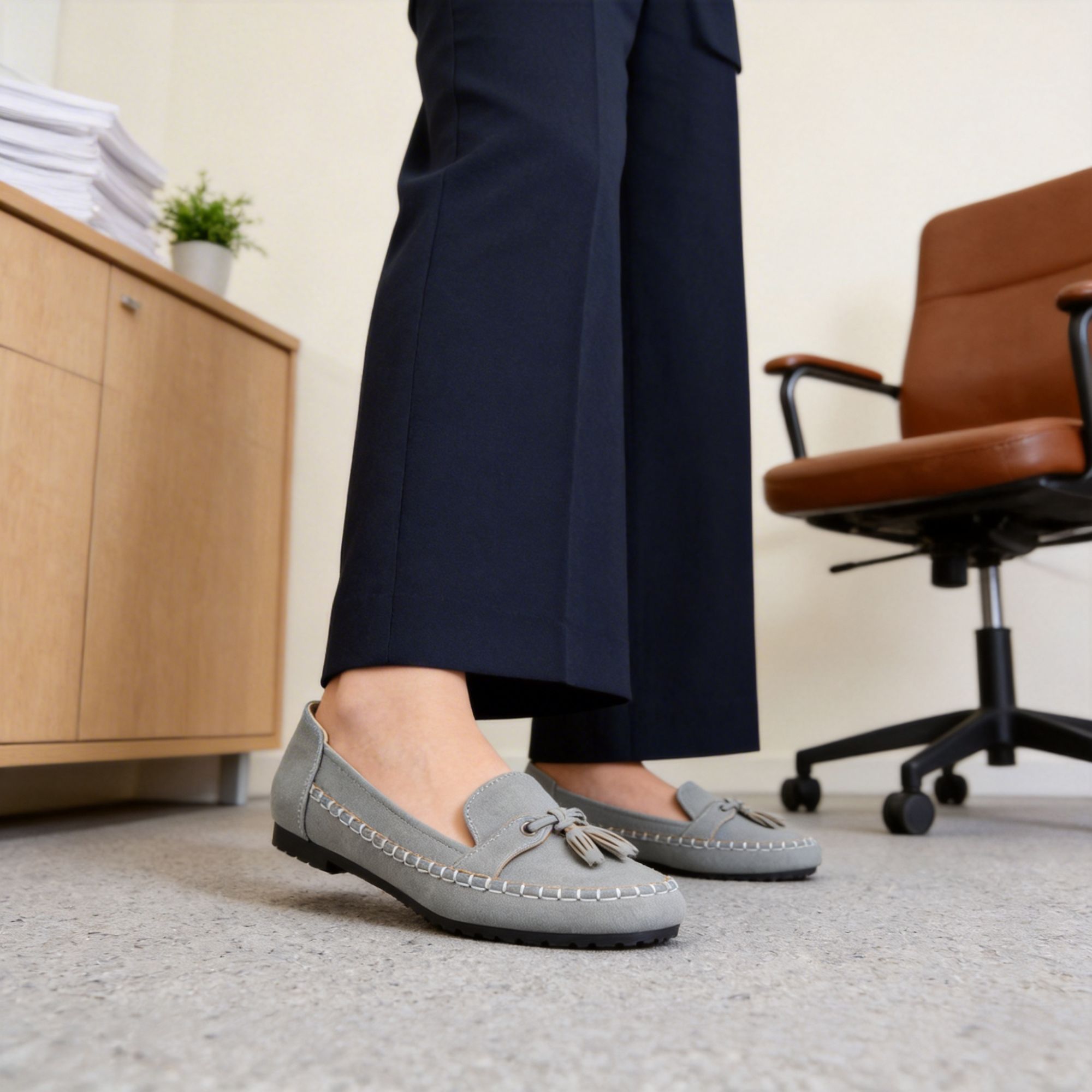 BERANMEY Casual Loafers for Women Dressy Tassel Slip On