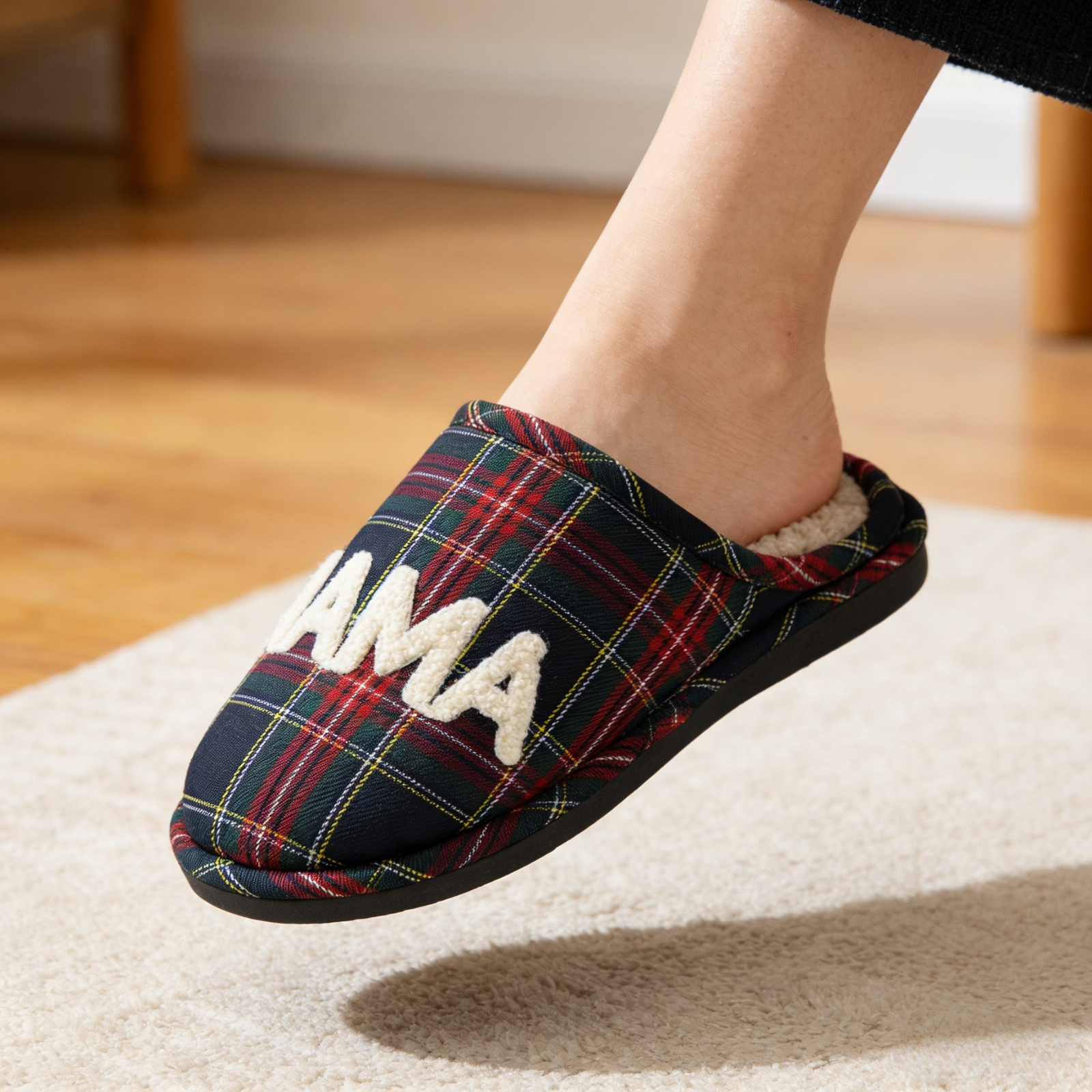  MAMA Bear Slippers for Women Warm Memory Foam
