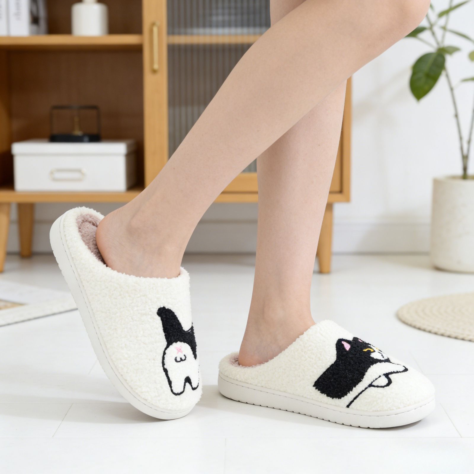 Cute Animal Puppy Butterfly Dogs Slippers