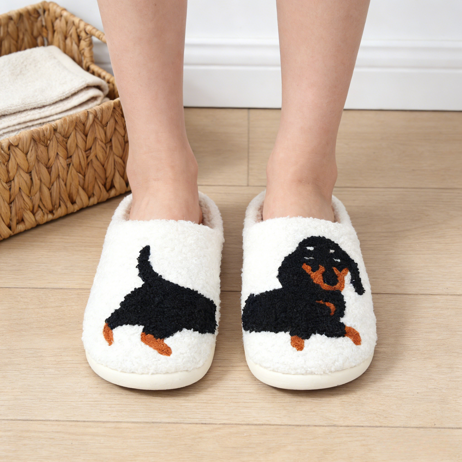 Cute Animal Puppy Butterfly Dogs Slippers