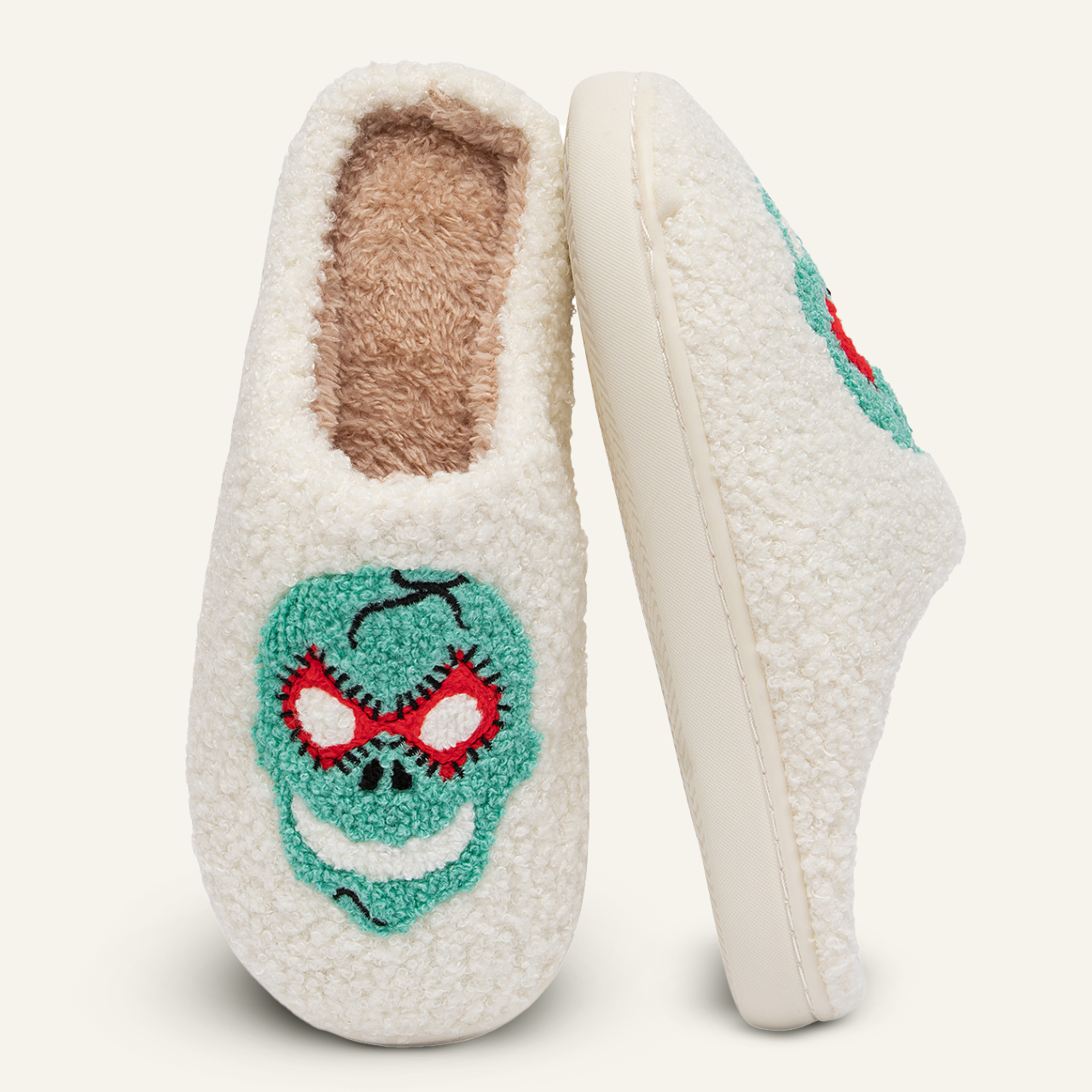 Cute Halloween Slippers  Plush Comfy Warm 