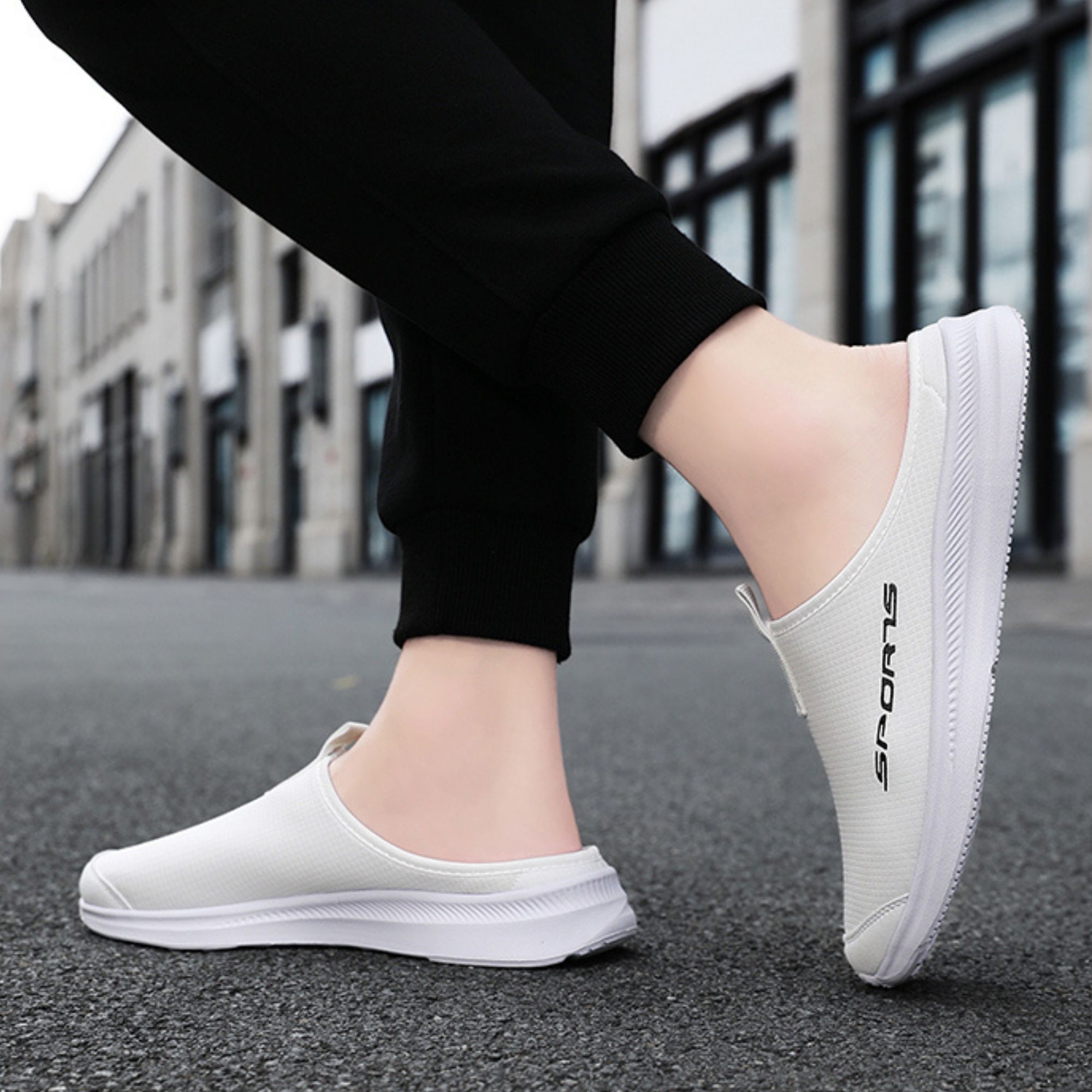 BERANMEY Men’s Slip-On Mules Loafers Lightweight Casual Shoes