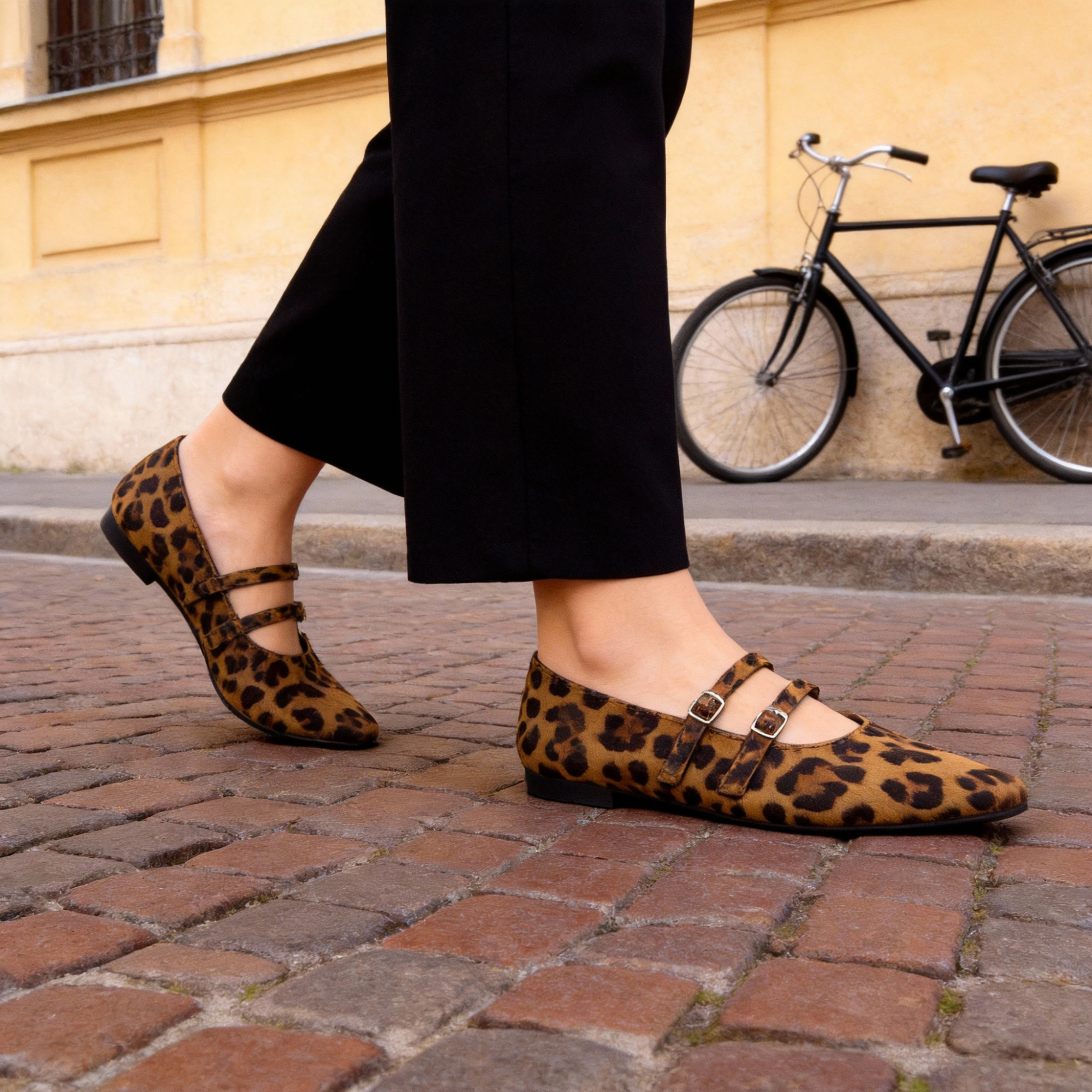 BERANMEY Women’s Mary Jane Ballet Flats Full-Back Slip-On