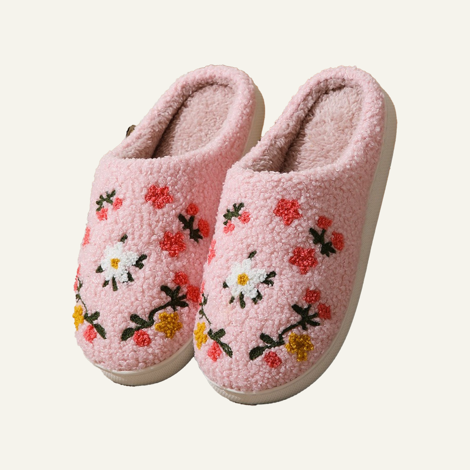 Cute Cartoon Flower Slippers for Women
