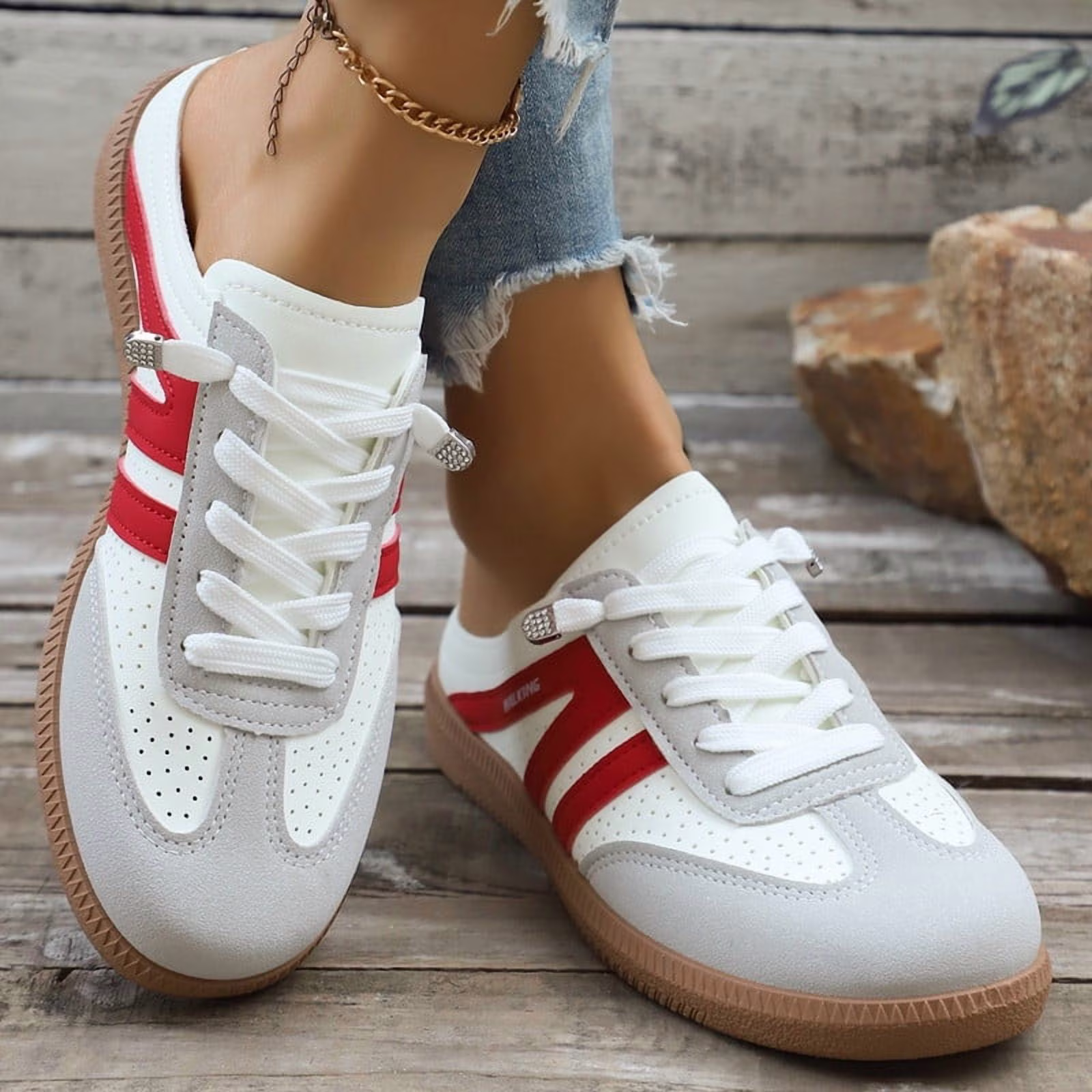 Women's Casual Slip-On Stylish Retro Sneakers